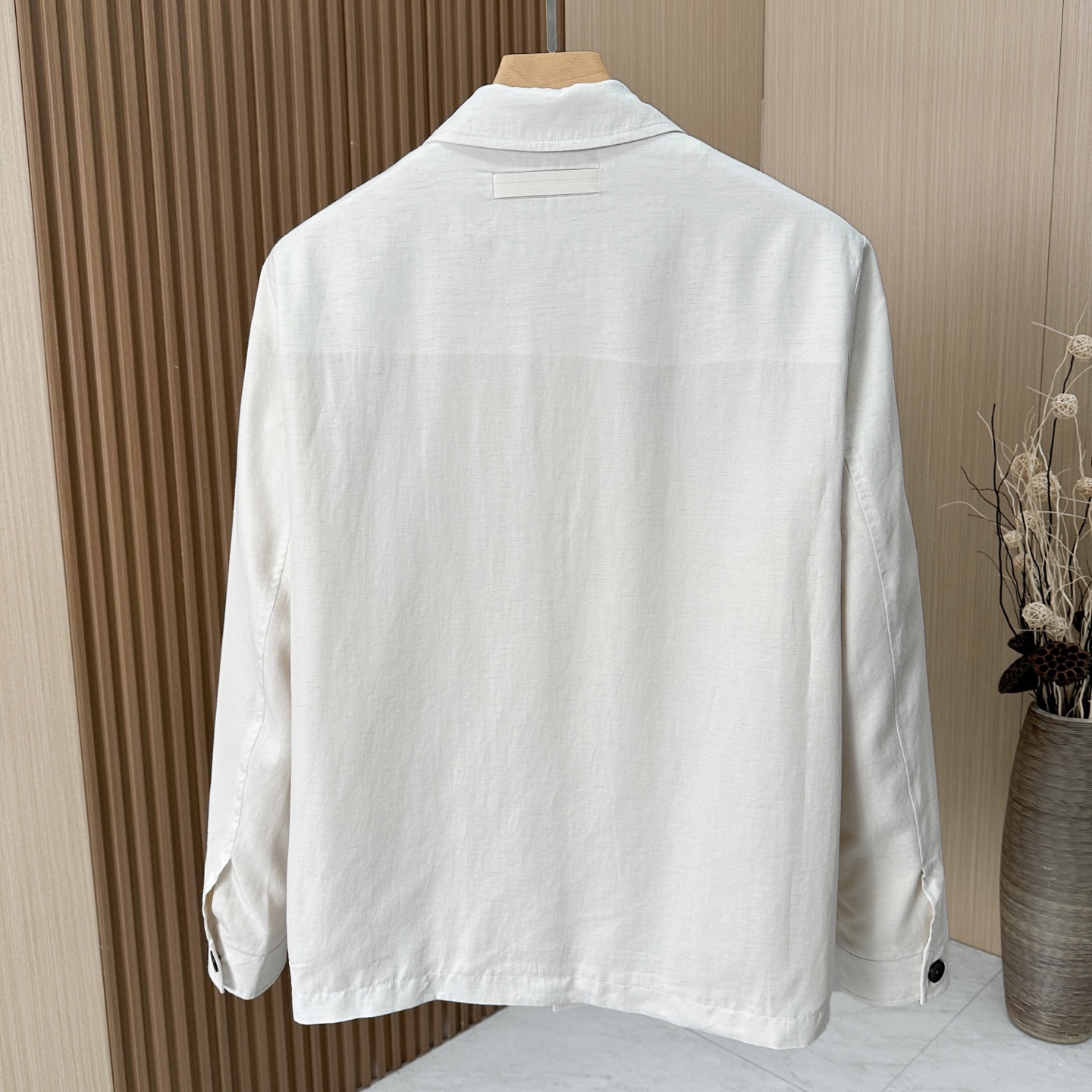 🆕🆕🆕【Zegna】杰尼亚 新款男士精选100%麻料工装夹克外套，触感极为柔软细腻，细节精湛考究，两侧对