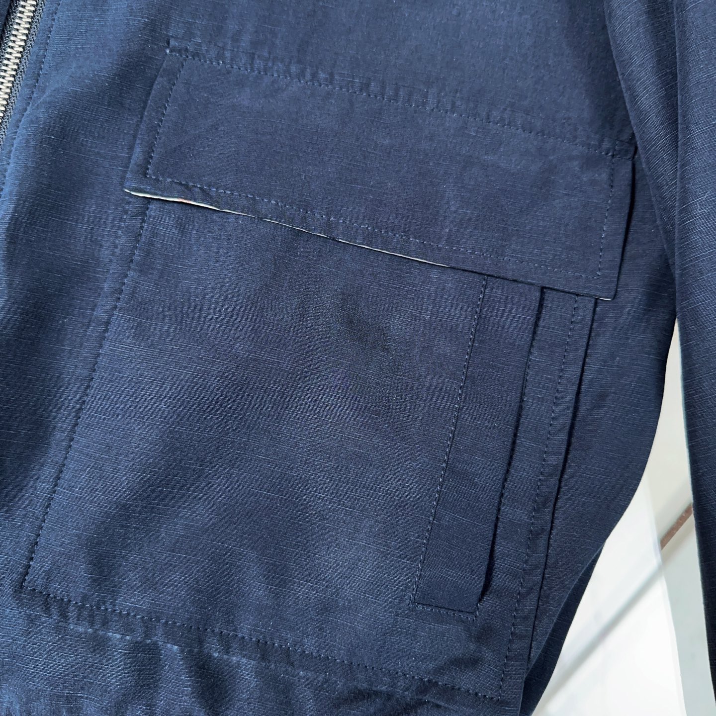 🆕🆕🆕【Loro Pina】诺悠翩雅 新品前襟翻盖口袋精选100%麻料夹克，#经典Loro piana格