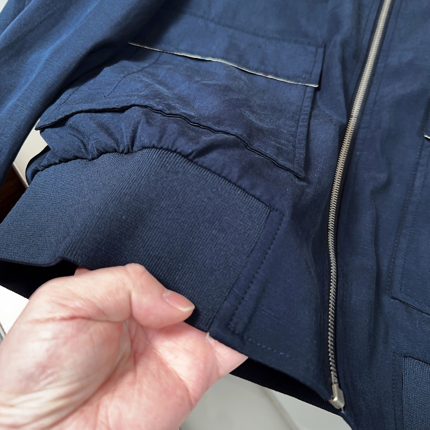 🆕🆕🆕【Loro Pina】诺悠翩雅 新品前襟翻盖口袋精选100%麻料夹克，#经典Loro piana格