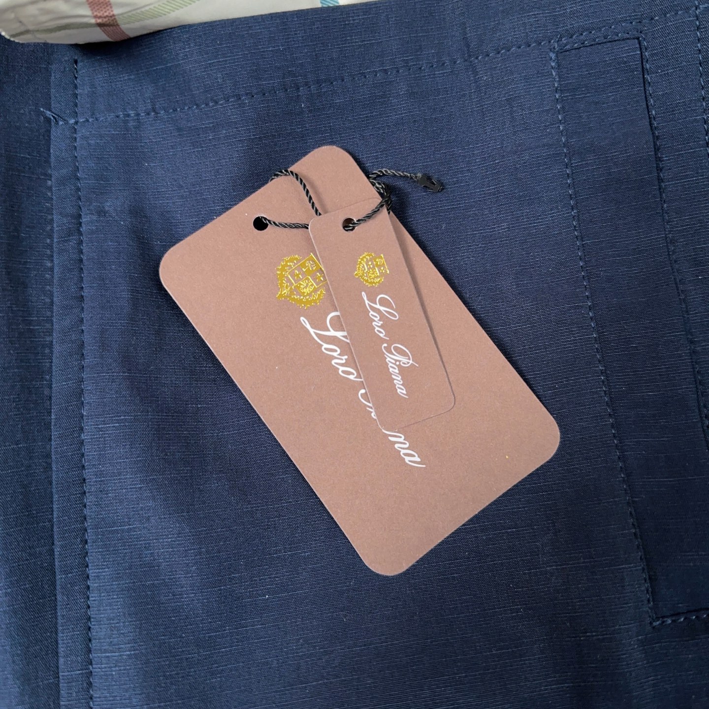 🆕🆕🆕【Loro Pina】诺悠翩雅 新品前襟翻盖口袋精选100%麻料夹克，#经典Loro piana格