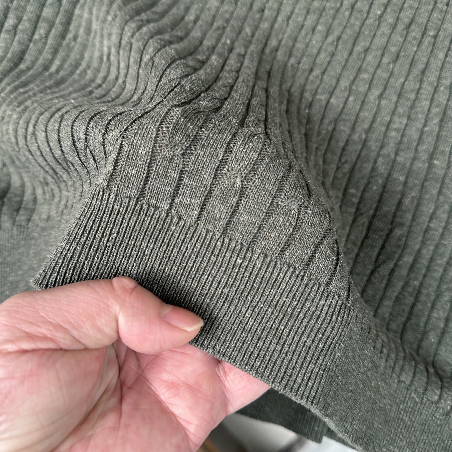 🆕🆕🆕【Loro piana】老钱风特织客供麻花纱线！独特魅力翻领设计选用特殊针6.2针织法短袖T恤匠心