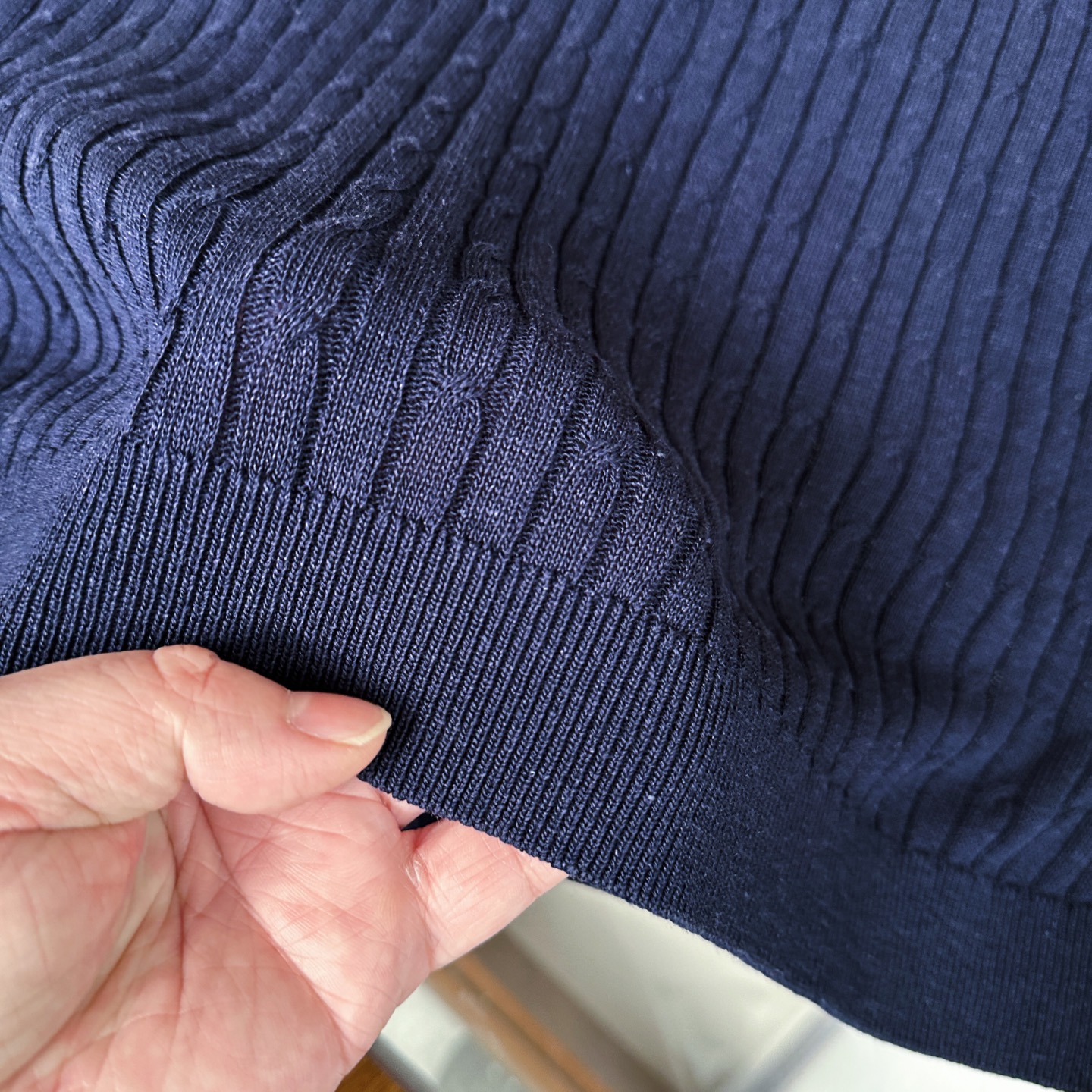 🆕🆕🆕【Loro piana】老钱风特织客供麻花纱线！独特魅力翻领设计选用特殊针6.2针织法短袖T恤匠心