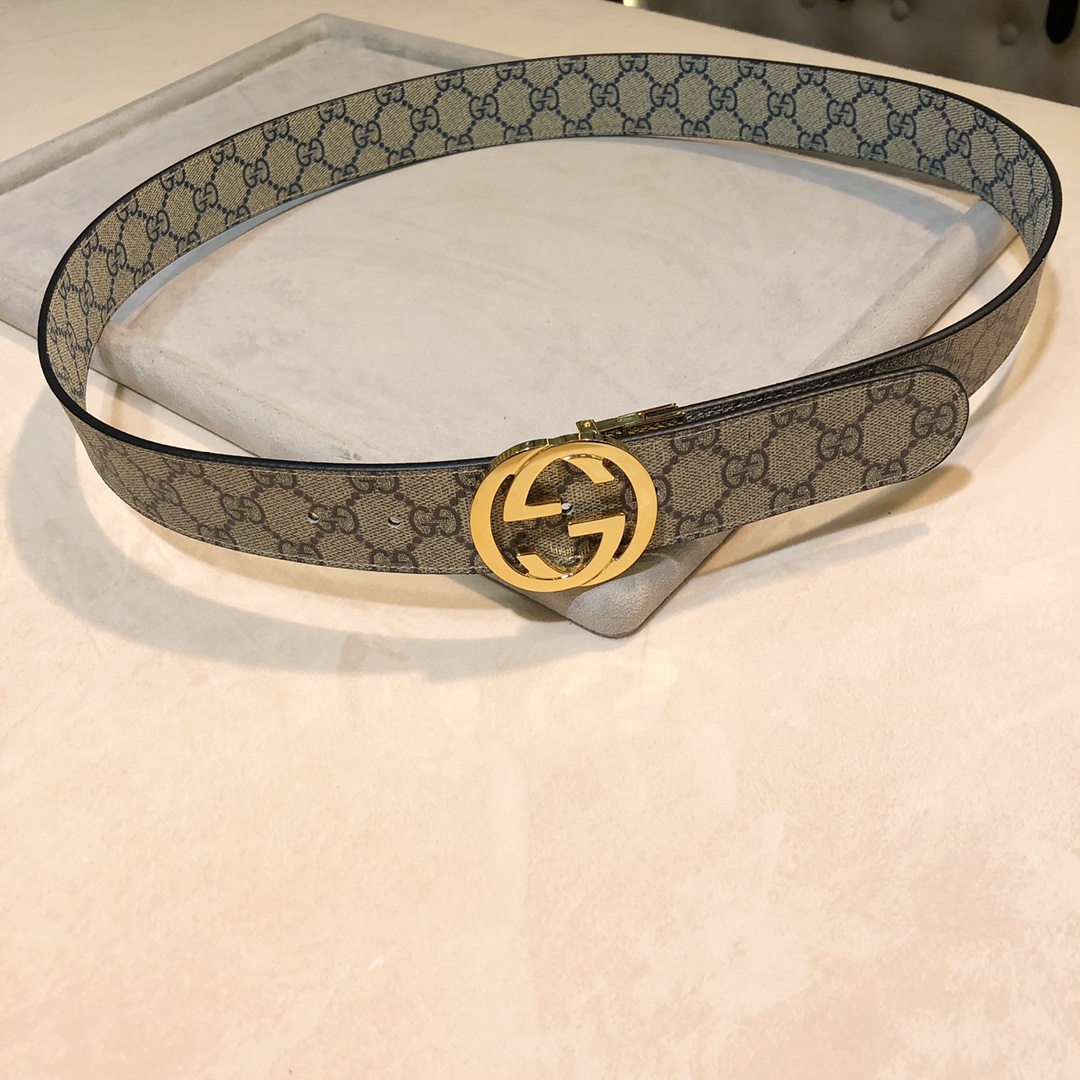 ＧＵＣＣＩ古琦新款配色双面两用3.8CM