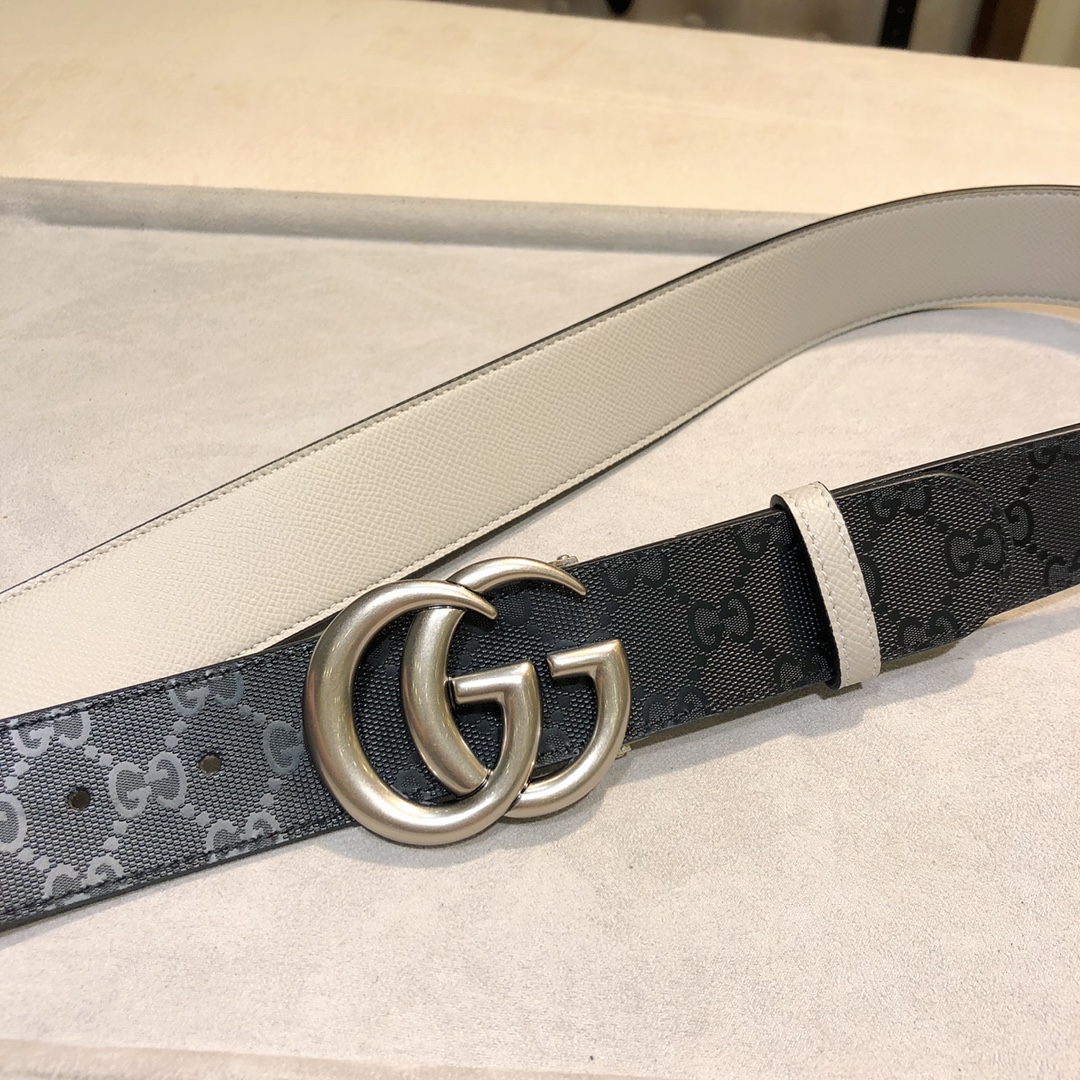 ＧＵＣＣＩ古琦新款配色双面两用3.8CM