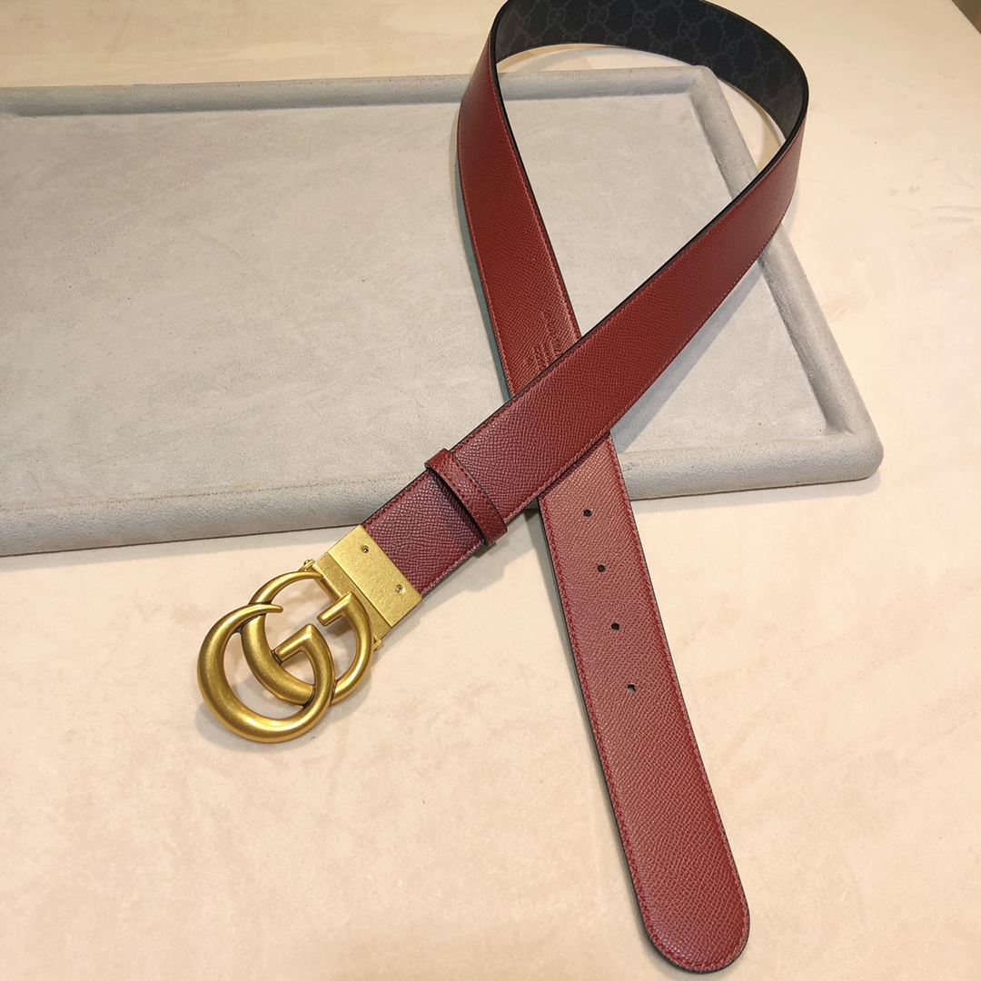 ＧＵＣＣＩ古琦新款配色双面两用3.8CM