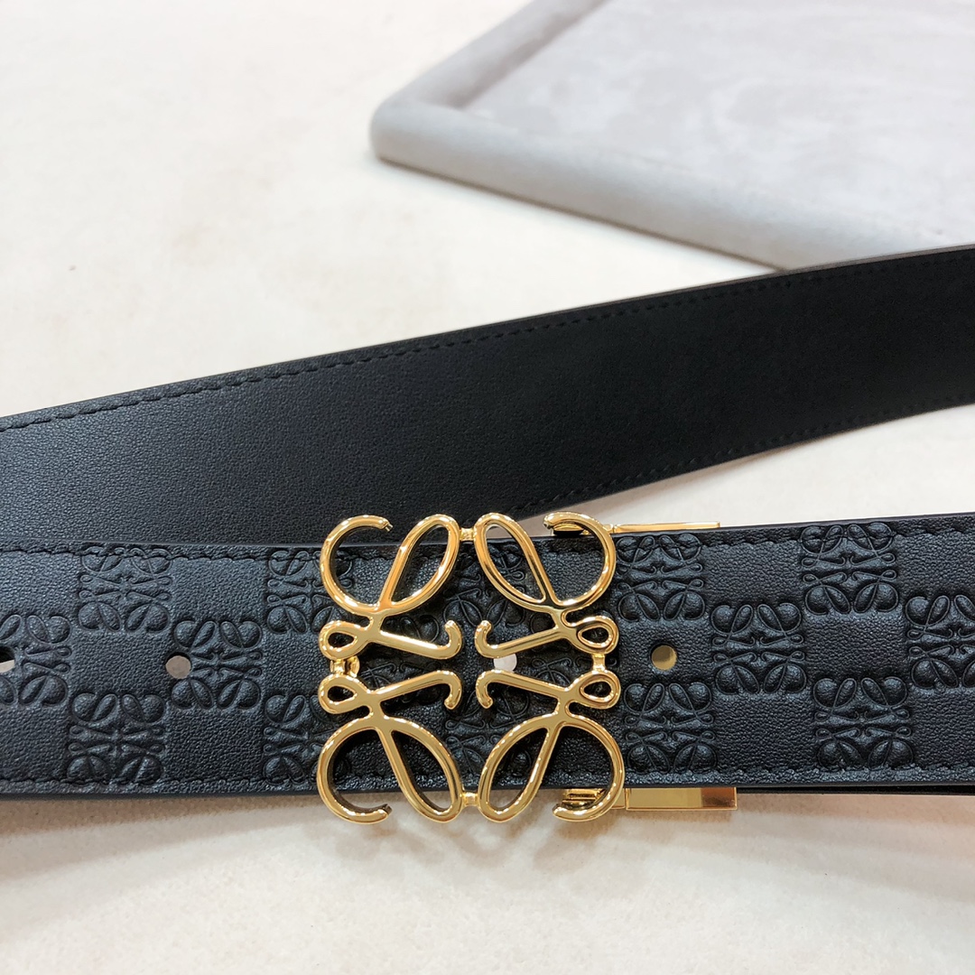 Luxury Loewe Male Belts: King of the Belt with Original Factory Leather - 图片 6
