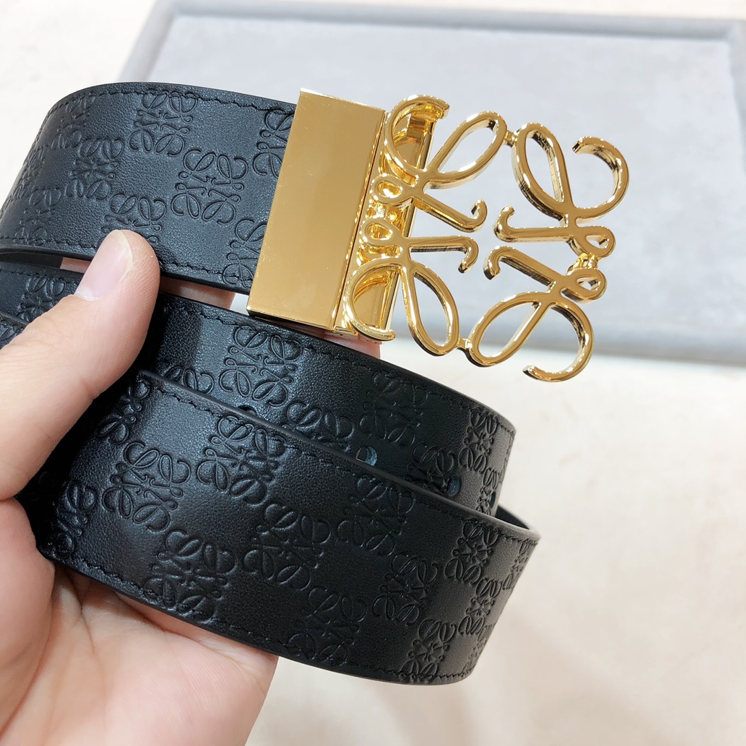 Luxury Loewe Male Belts: King of the Belt with Original Factory Leather - 图片 2