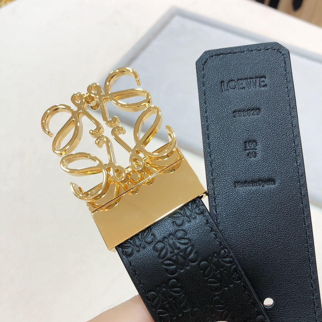 Luxury Loewe Male Belts: King of the Belt with Original Factory Leather - 图片 3