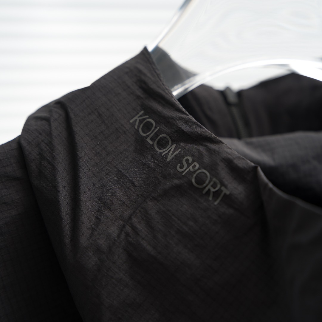 KOLON SPORT丨可隆胸口小标纯色防晒服 黑色 灰白 黄色