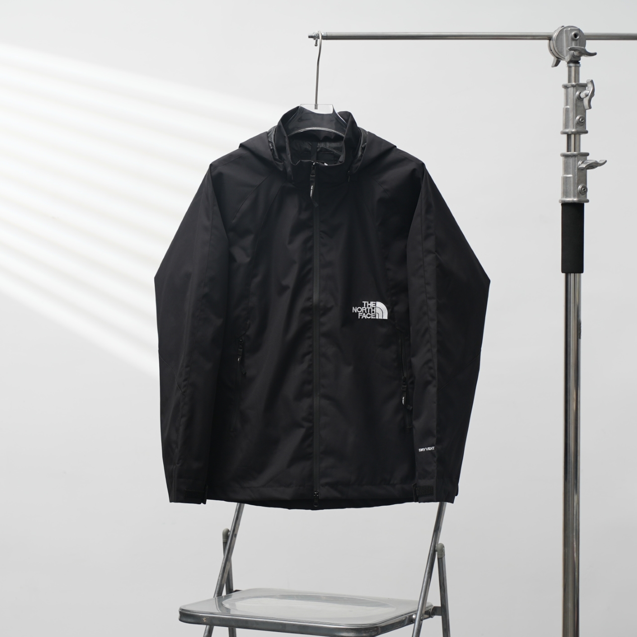 The North Face NJHQ51 Embroidered Hooded Windbreaker Jacket - Black 1 windows1757053906552 2123653149 511310147