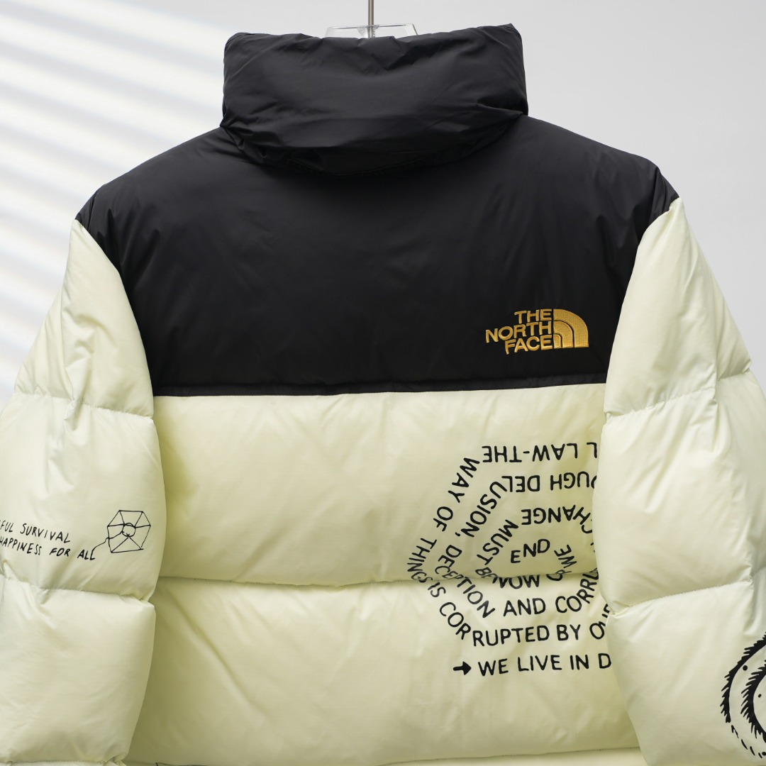THE NORTH FACE 96 脳死亡 コラボ ダウンジャケット 黄色 保温性抜群