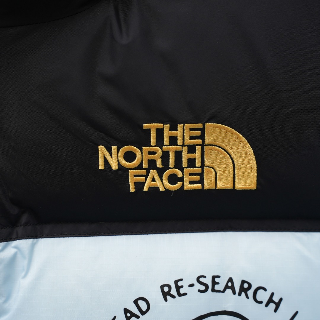 THE NORTH FACE 脳死亡 コラボ ダウンジャケット ブルー 保温性抜群