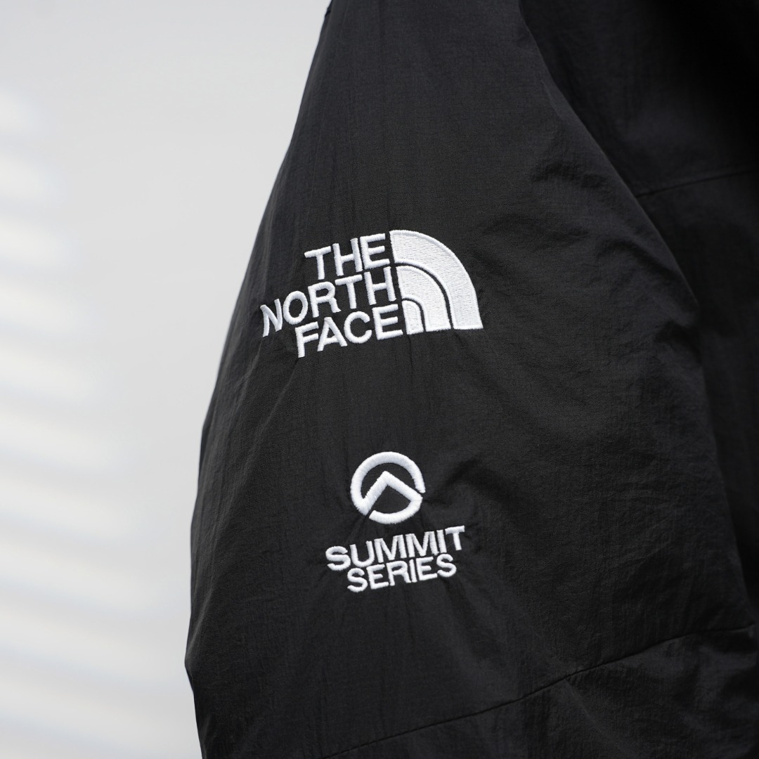 TNF 北面 ダブルジップ ロングダウンコート ブラック XS-XXL