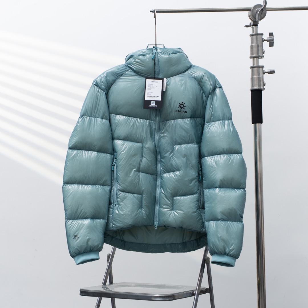 KAILAS丨凯乐石GT5000连帽羽绒服 配色:天池蓝