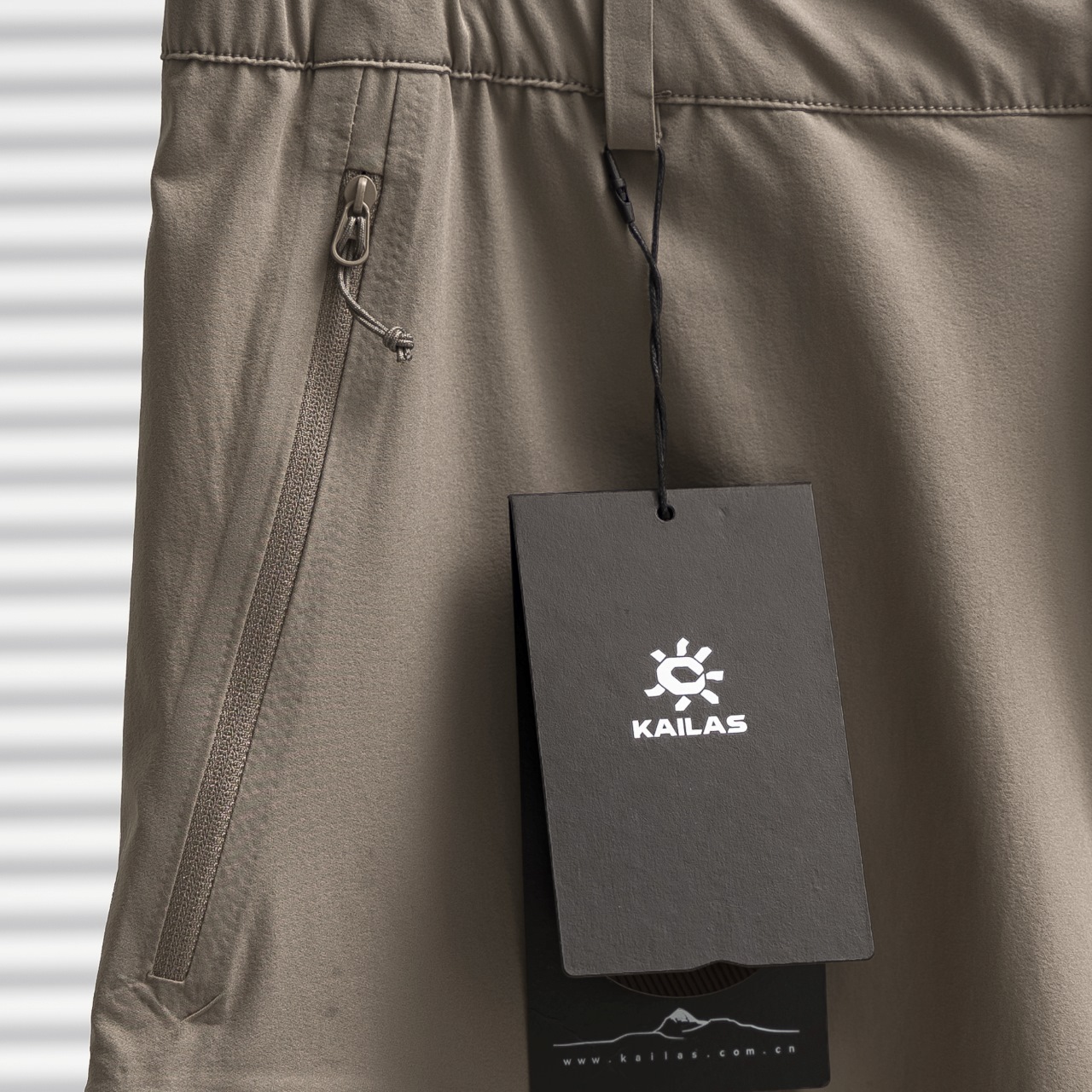 KAILAS丨凯乐石T9-X系列速干直筒刺绣短裤 云母灰 浅灰绿 深蓝