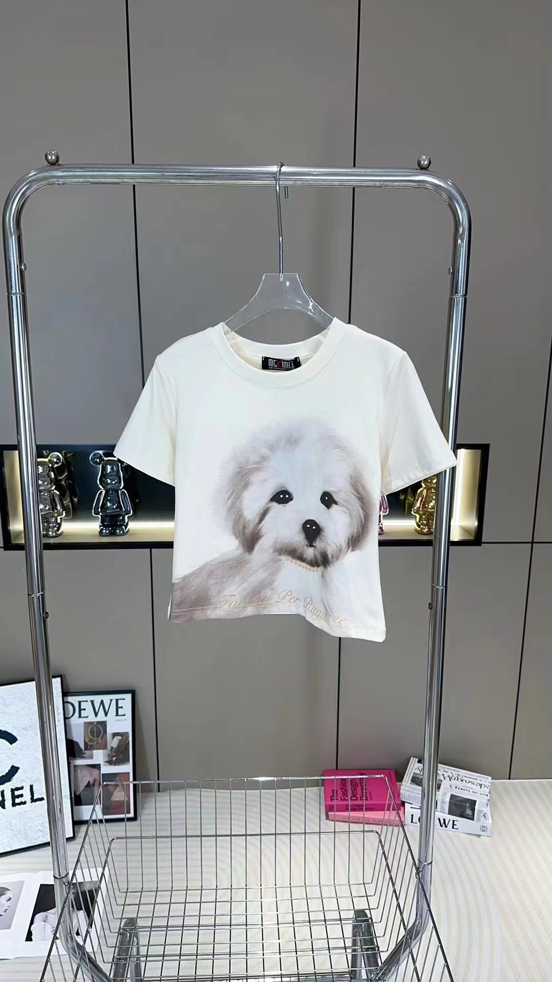 【新款发售】???????????? 小众设计小狗图案短袖T恤 高品质????pyzdsq SML