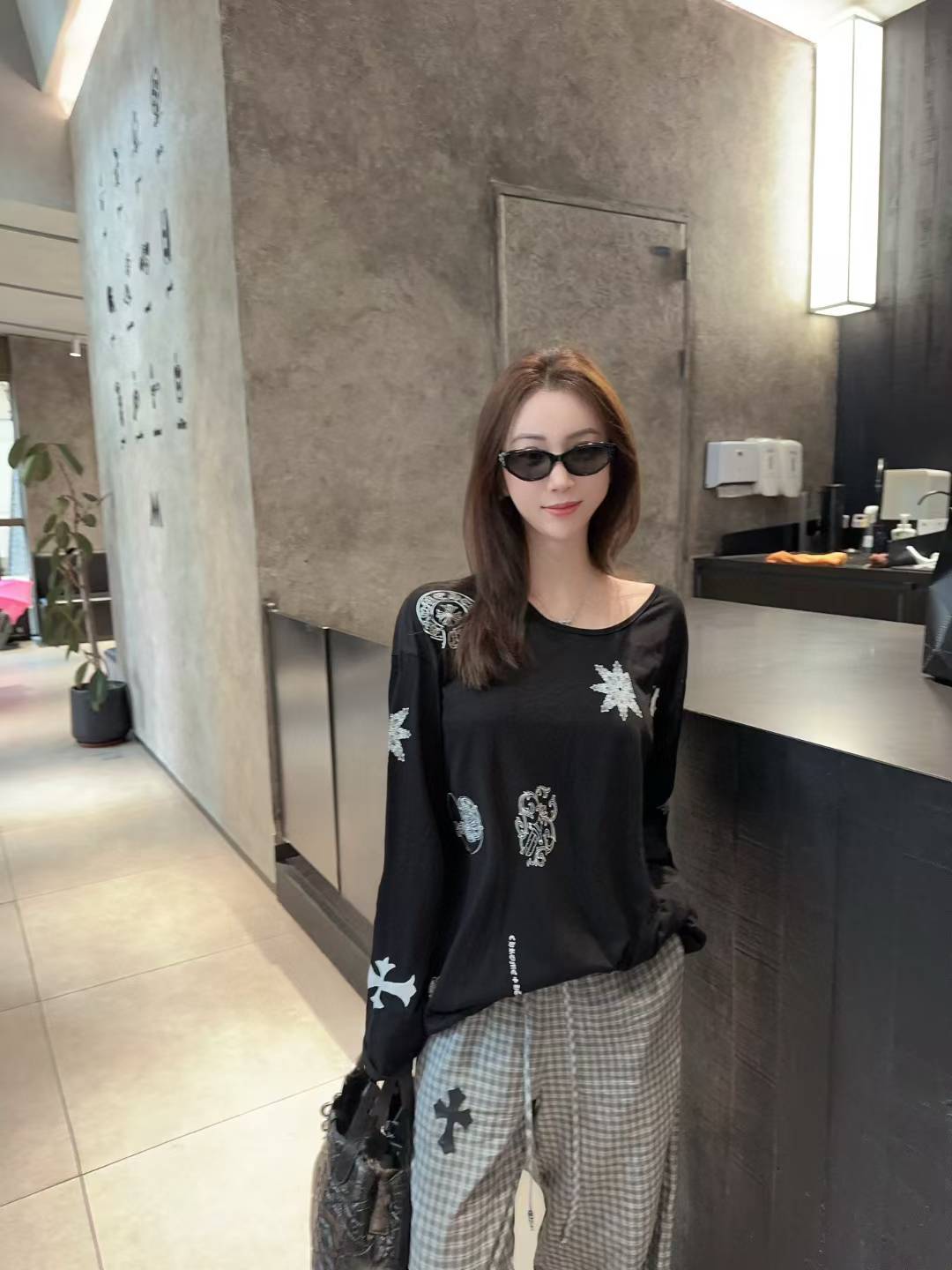 Versatile Women’s Dress: P414 – Long-Sleeved, Lazy, Fragrance-Free, One-Size-Fits-All. - 图片 2