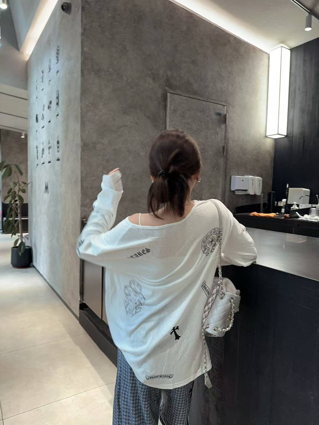 P414 IS A WOMAN WITH A LONG-SLEEVED, LAZY, FRAGRANCE, LONG-SLEEVED, COOL, HOT, SUMMER-SKINNED, SKINNY SML. - 图片 6