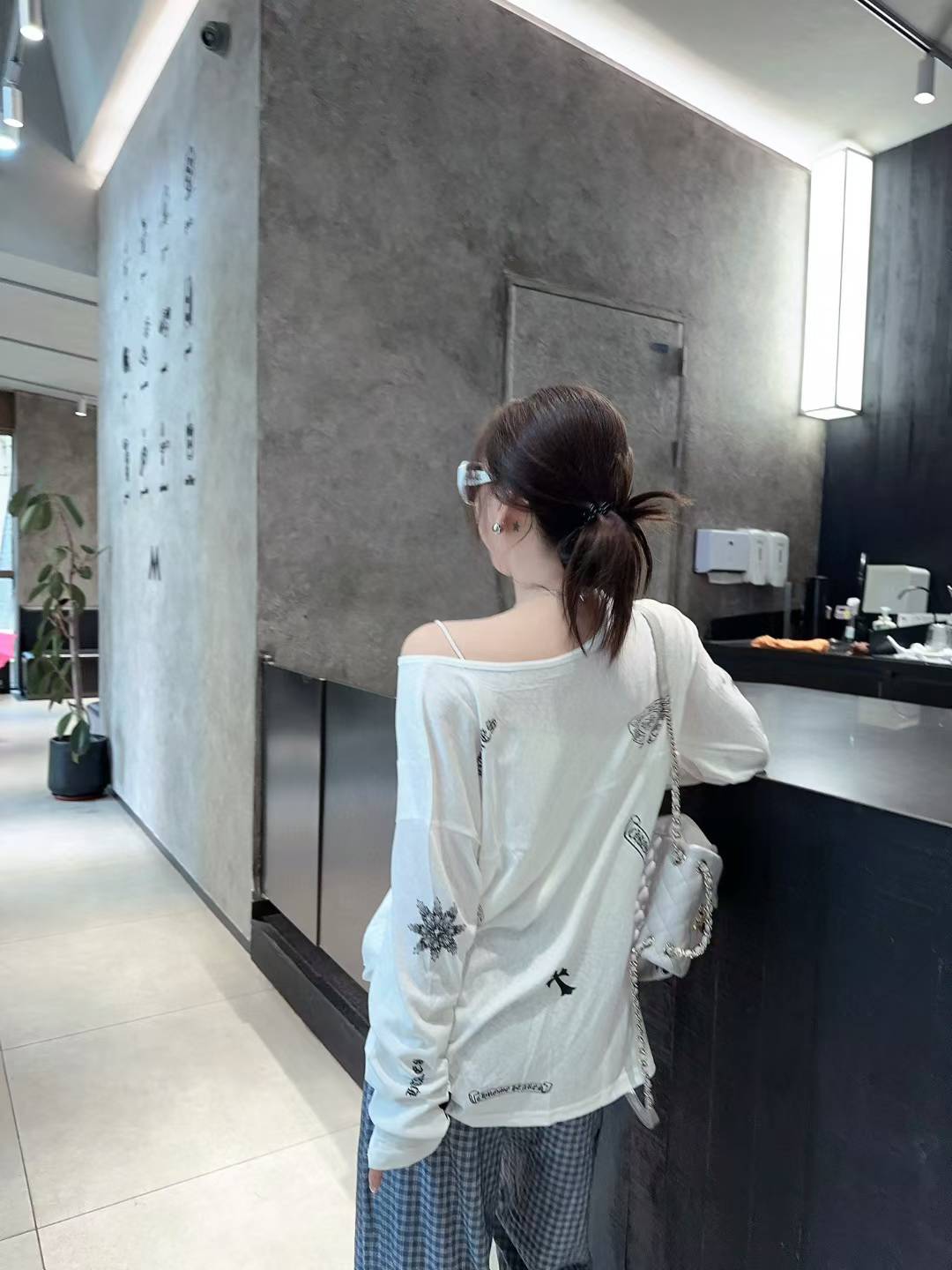 P414 IS A WOMAN WITH A LONG-SLEEVED, LAZY, FRAGRANCE, LONG-SLEEVED, COOL, HOT, SUMMER-SKINNED, SKINNY SML. - 图片 7