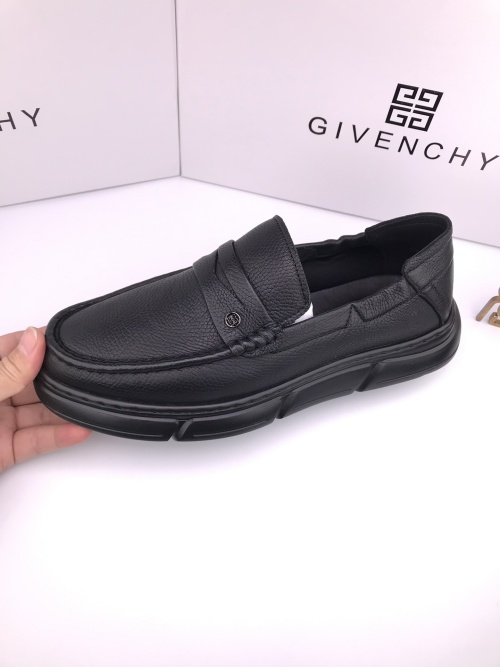 Givenchy Men's Black Leather Loafers Soft Leather Slip-On Casual Shoes 1 Givenchy Men's Black Leather Loafers Soft Leather Slip-On Casual Shoes