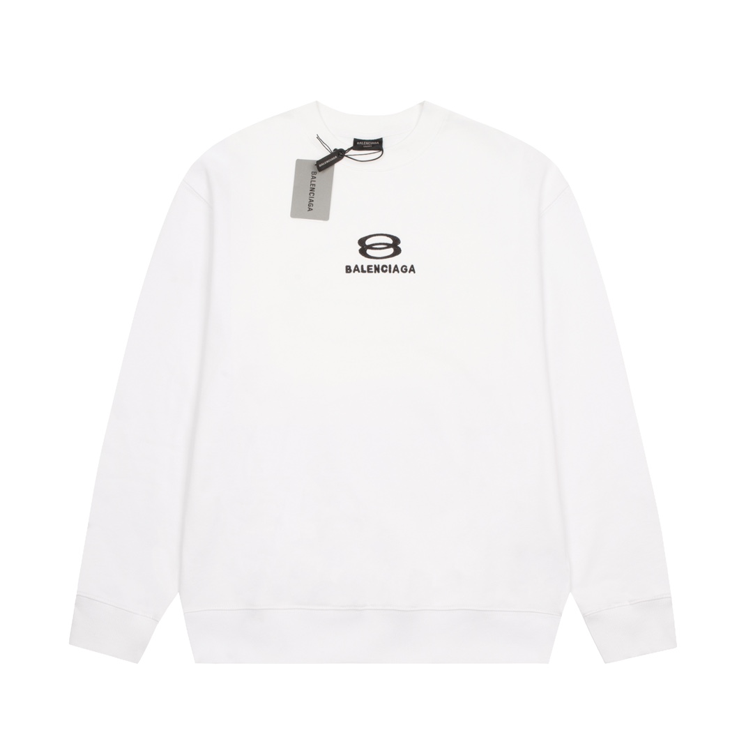 Balenciaga Clothing Sweatshirts Embroidery Unisex Cotton