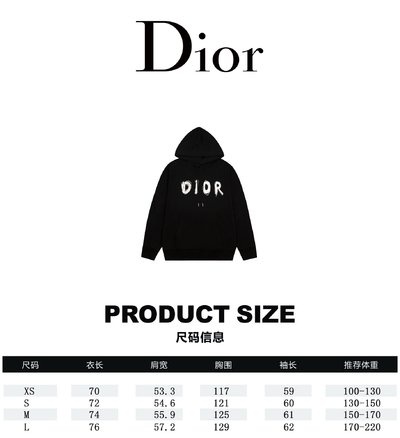 Dior Clothing Hoodies Hooded Top