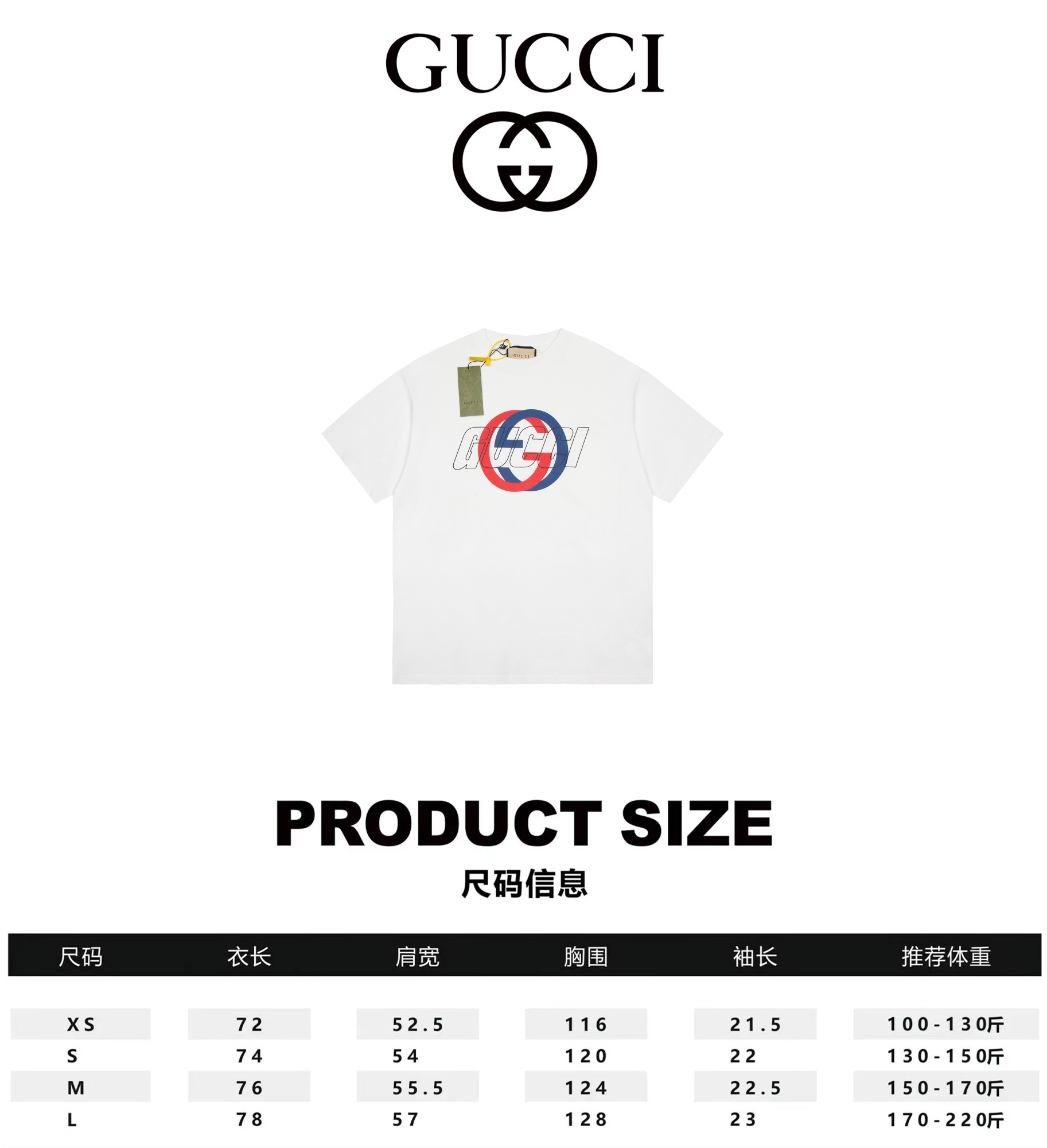 Gucci Clothing T-Shirt Printing Short Sleeve