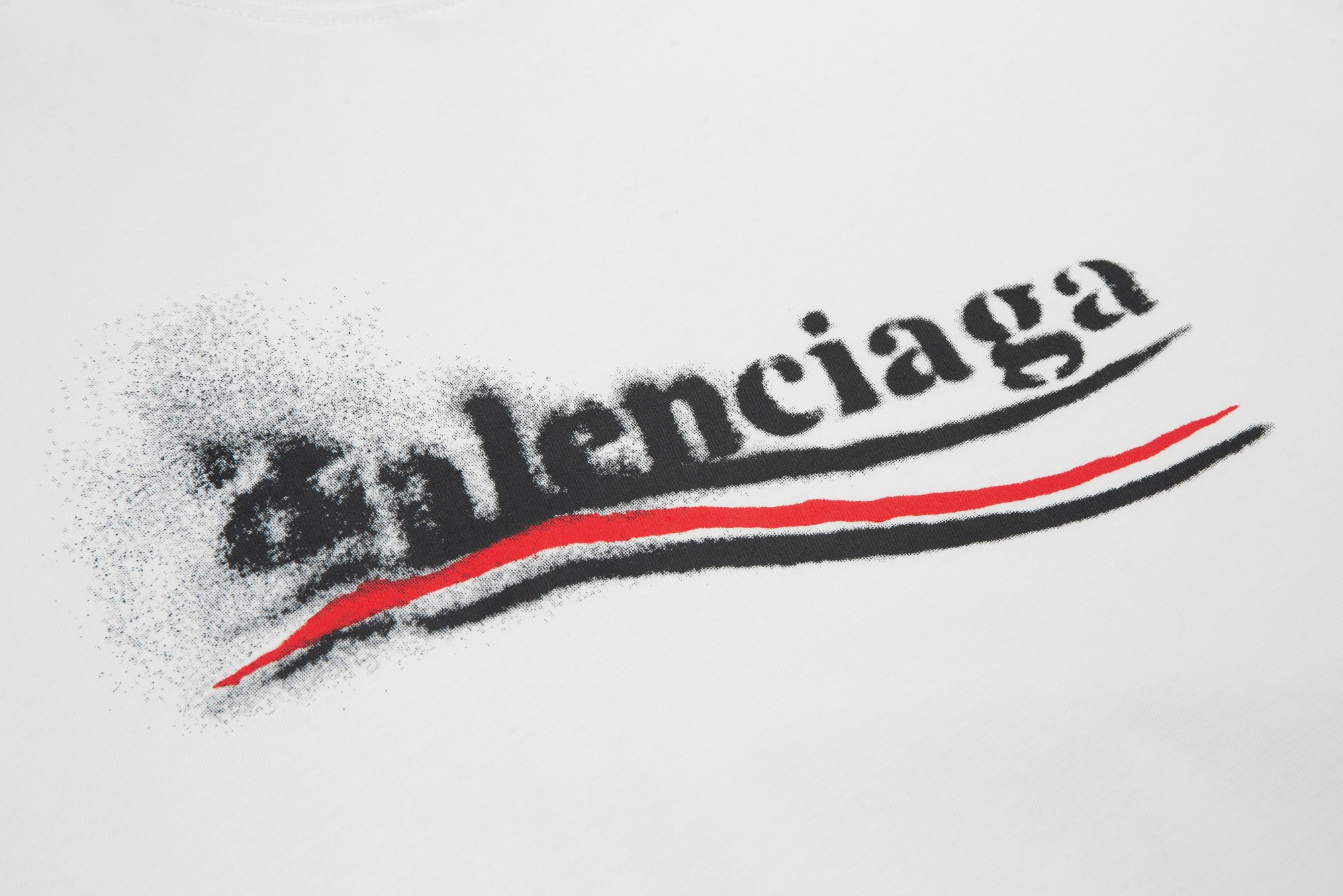 上新140 Balenciaga 巴黎世家24ss新款 溶解可乐短袖