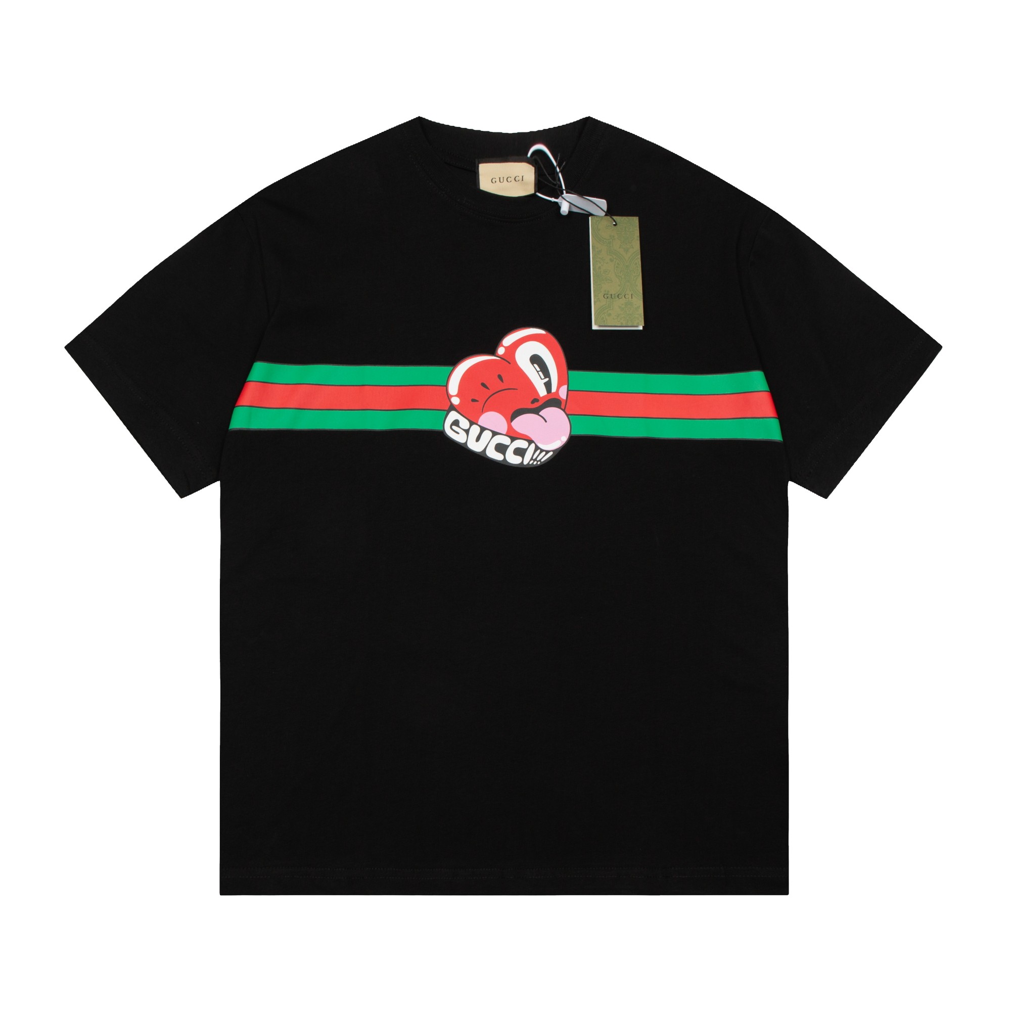 Gucci Clothing T-Shirt Printing Unisex Cotton Spring/Summer Collection Short Sleeve