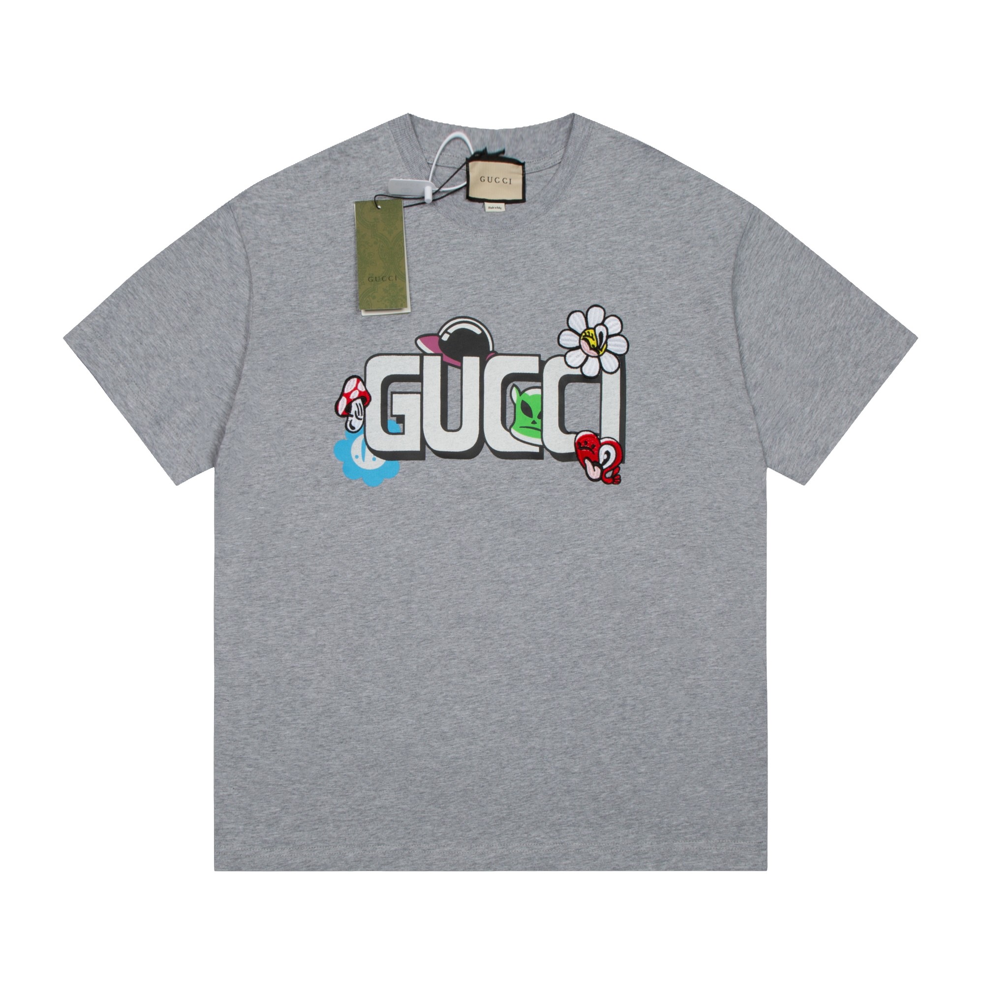 The Most Popular
 Gucci Clothing T-Shirt Embroidery Unisex Cotton Spring/Summer Collection Short Sleeve