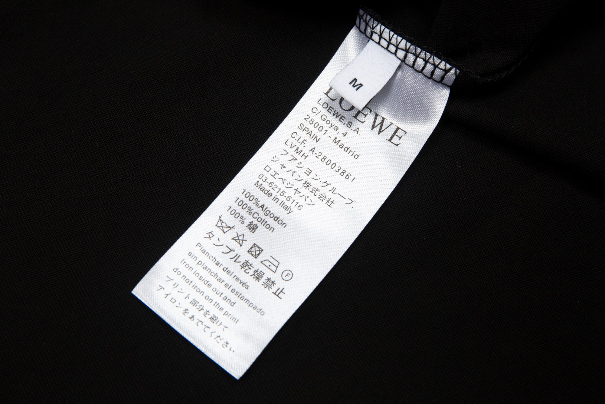 LOEWE/罗意威 24Ss 霓虹LOGO短袖