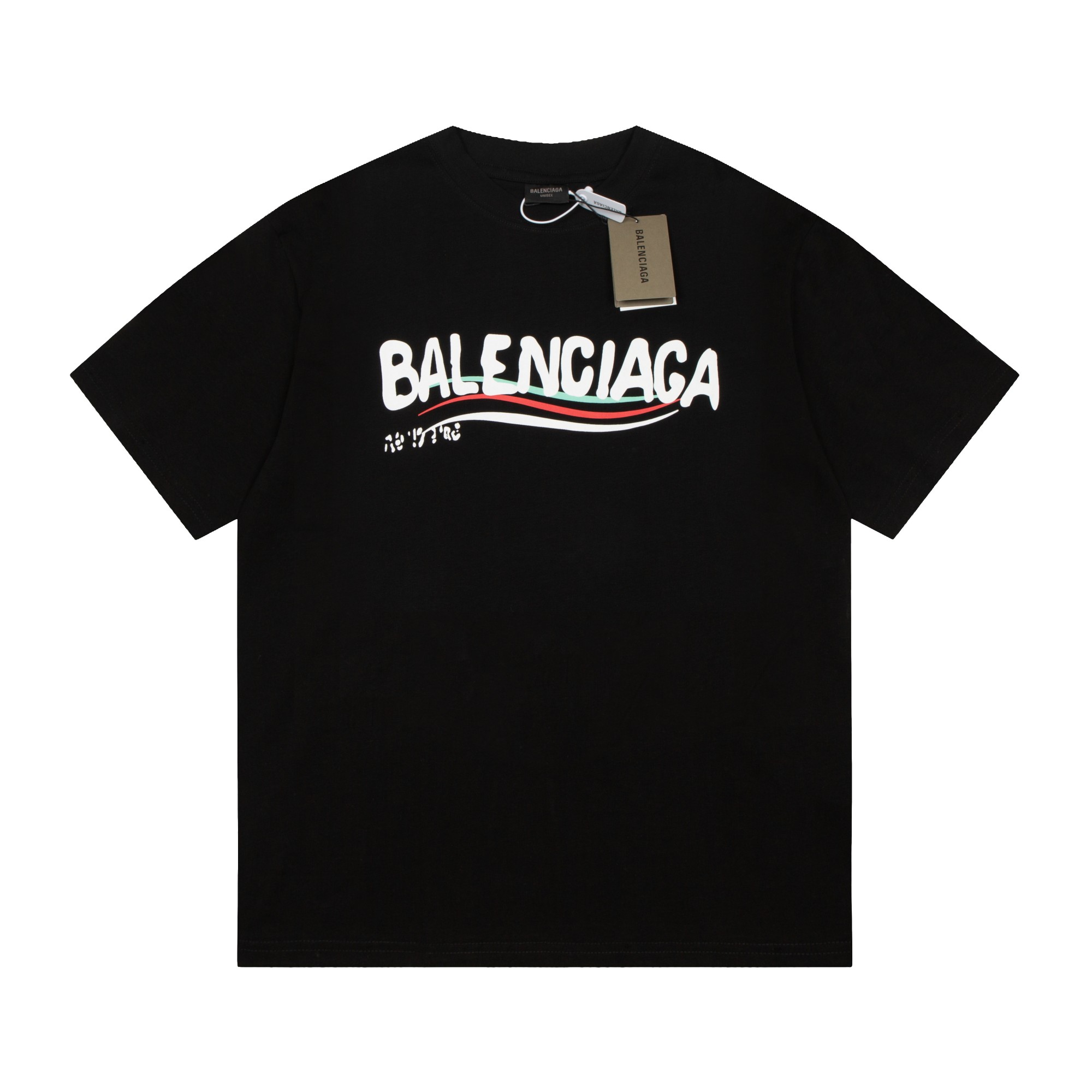 BALENCIAGA 巴黎世家 模糊可乐T恤 纯棉柔软面料