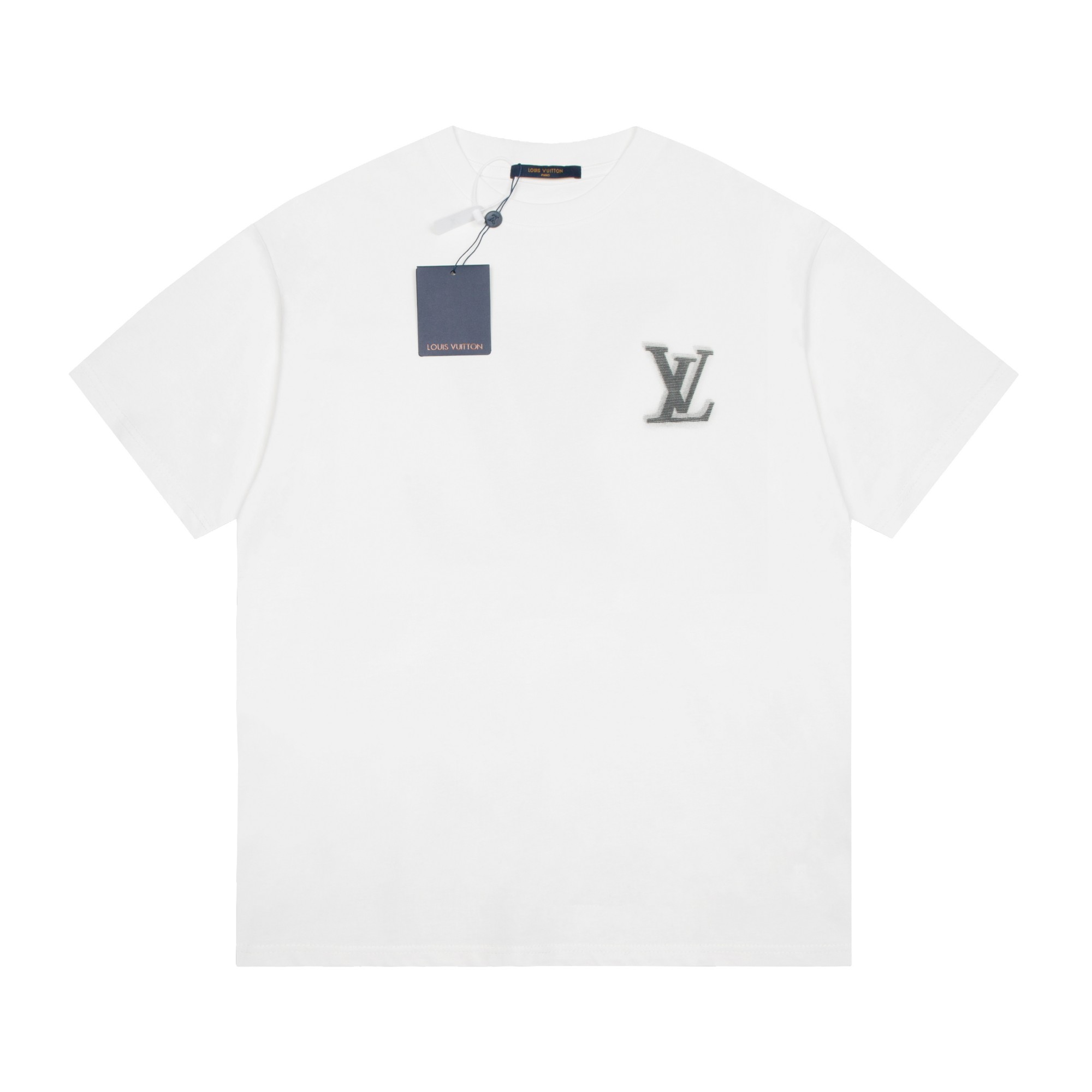 Louis Vuitton Clothing T-Shirt Printing Unisex Combed Cotton Short Sleeve