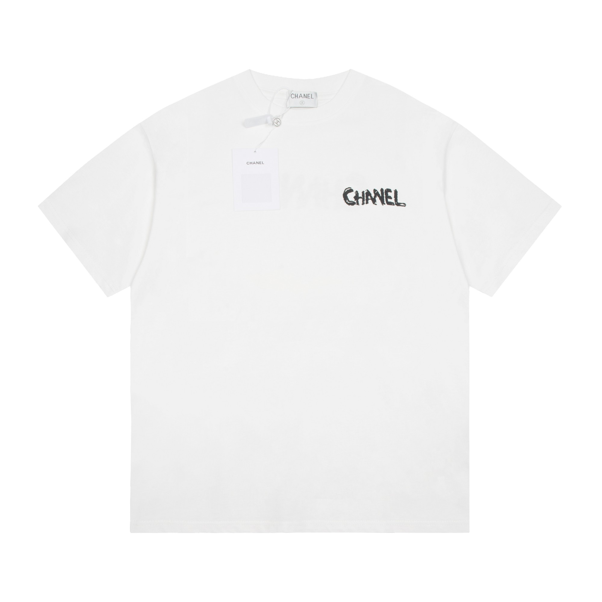 Chanel Clothing T-Shirt Printing Unisex Cotton Short Sleeve