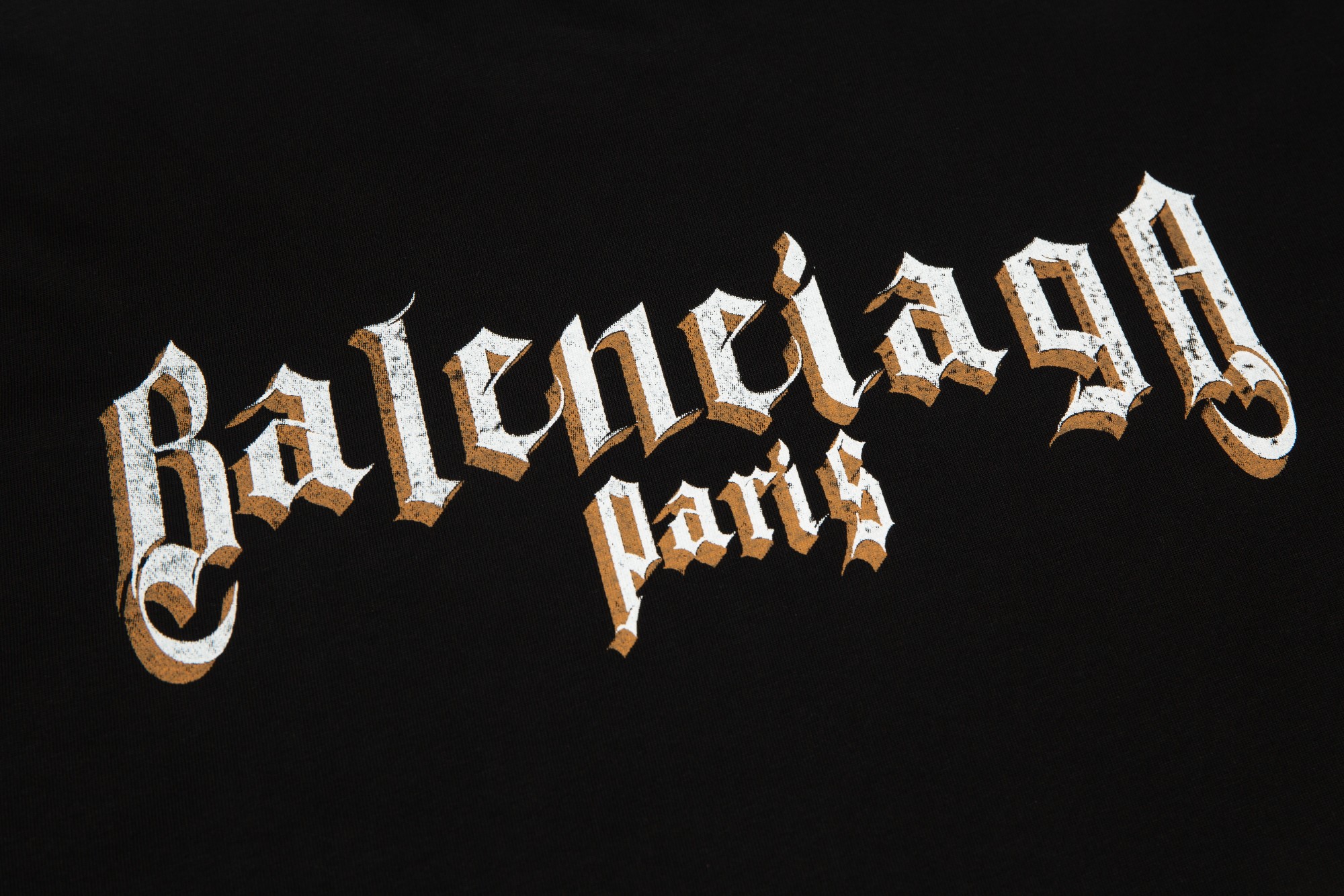 顶级） Balenciaga/巴黎世家 24ss 双B涂漆 短袖