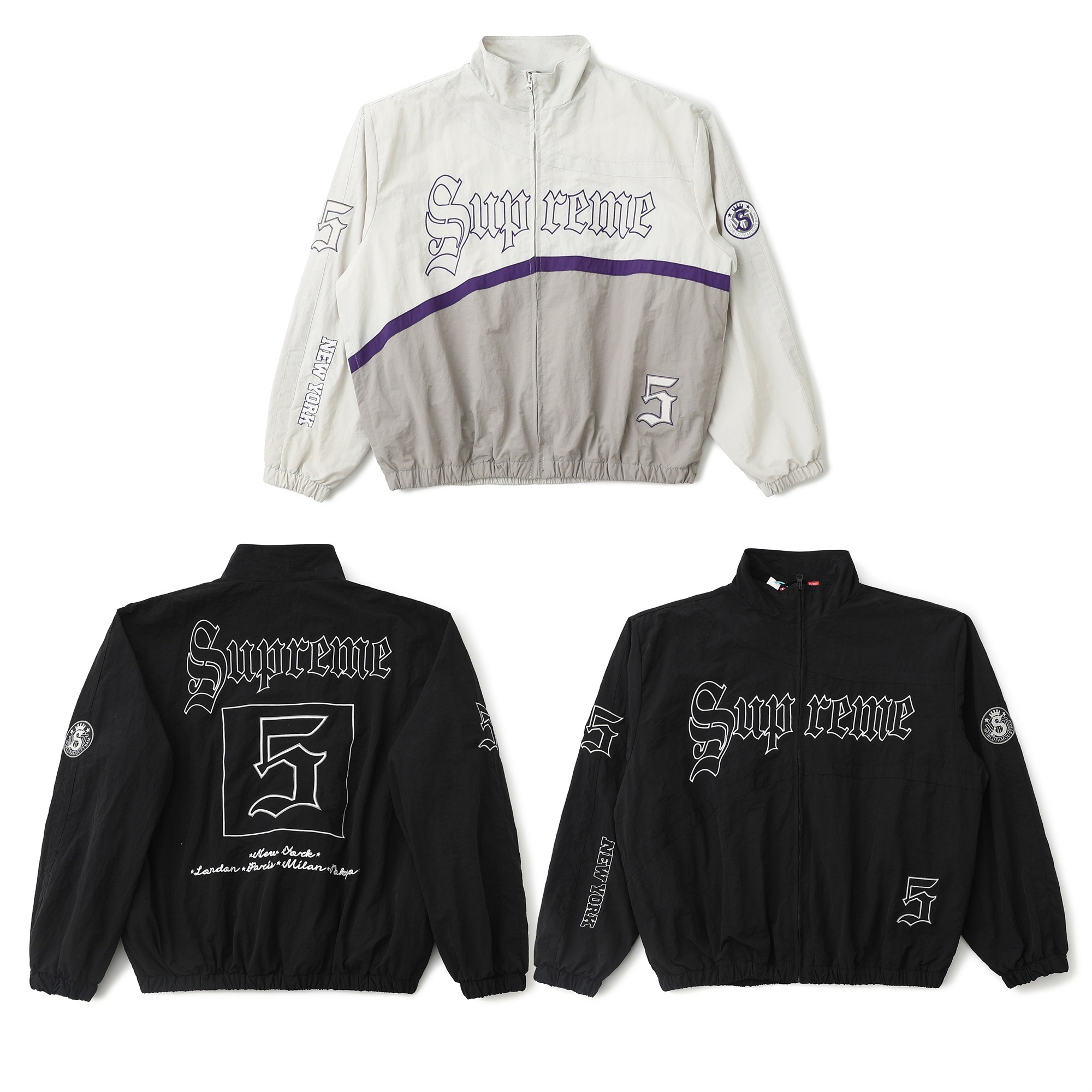 Supreme SS25 Old English Track Jacket & Pants Set - Streetwear Style 11 i1753196563252 2635 0 9