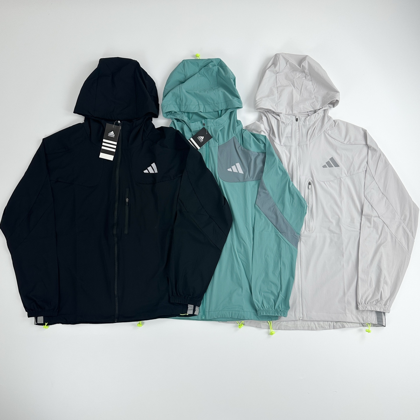 Adidas Oversized Windbreaker Jacket Unisex Loose Fit Lightweight Coat
