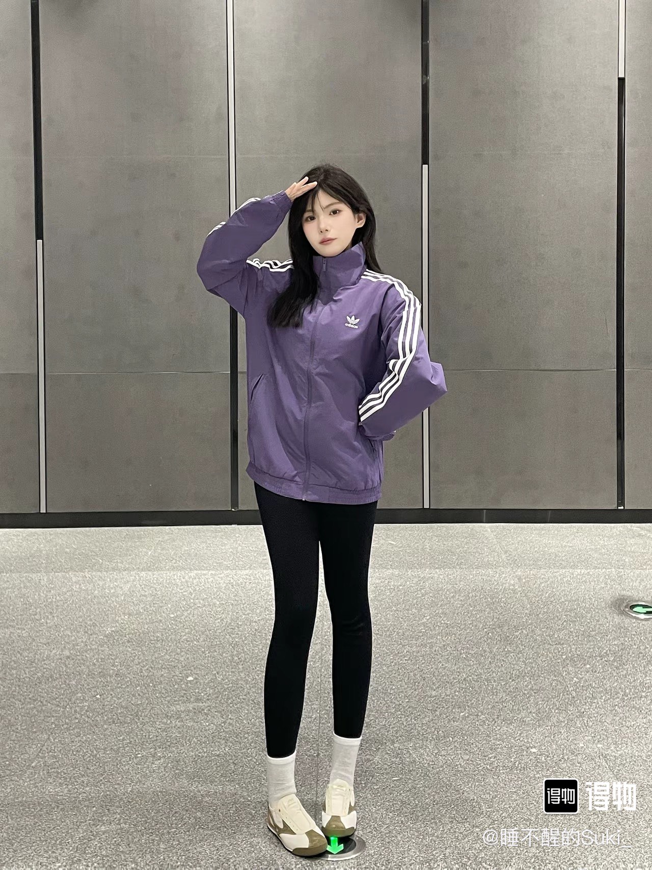 Adidas Women's Oversized Embroidered Track Jacket, Unisex Style, Blue color 5 i1754576378212 807 0 3