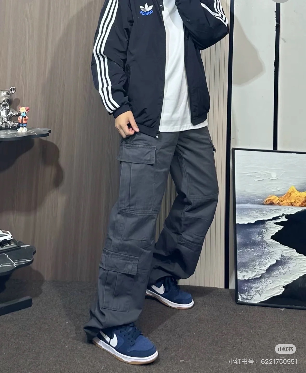 Adidas Lightweight Windbreaker Jacket - Black/White, Breathable & Stylish 3 i1754660798127 3008 0 1