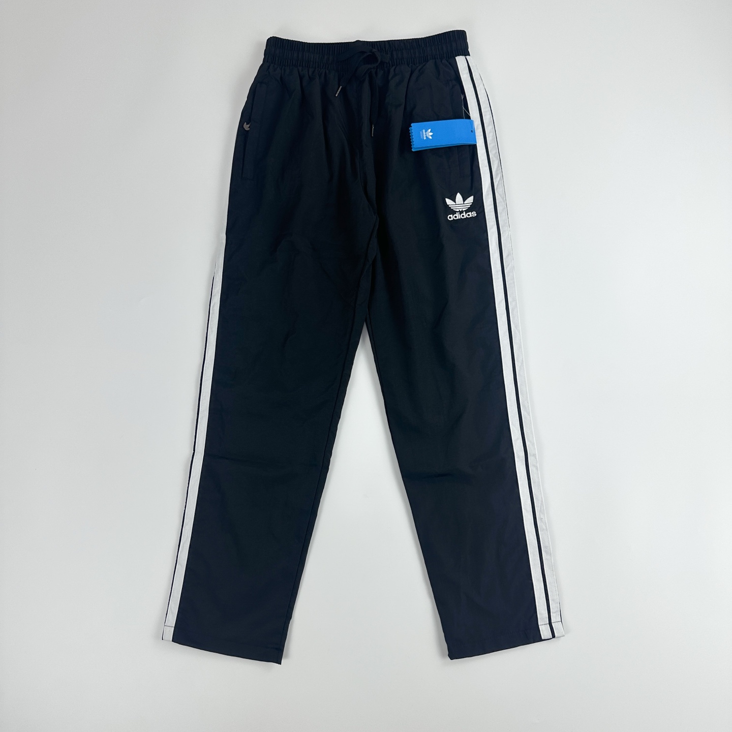 Adidas Straight Leg Track Pants with Three Stripes, Comfortable and Stylish