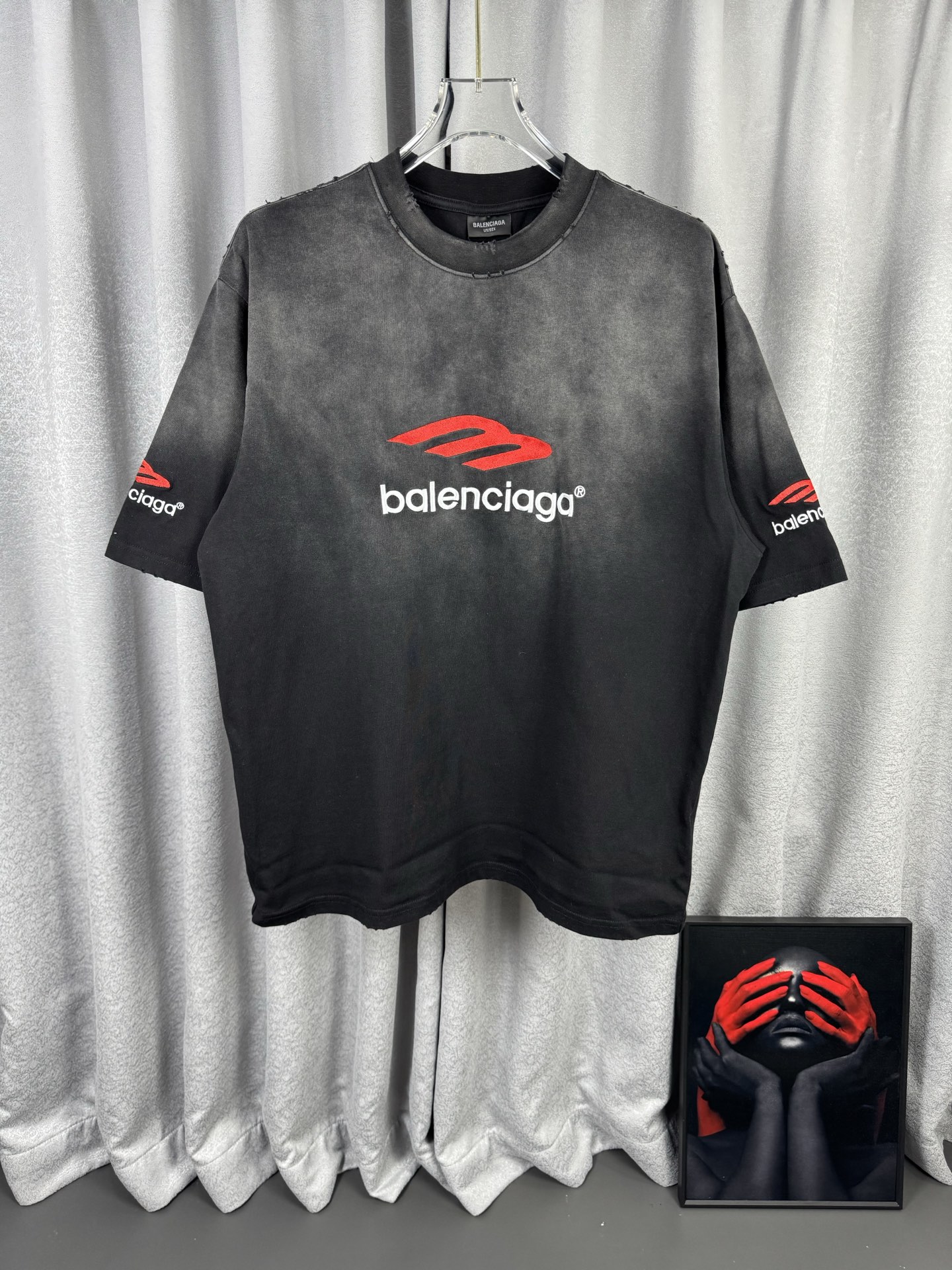 P95 BLCG Balenciaga Industria pesada Bordado de diez mil agujas Sitio web oficial 3B Bordado clásico de alta densidad q…