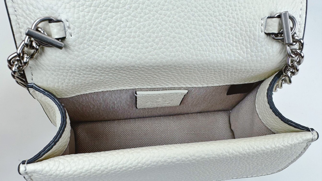 Dionysusシリーズ迷你手提包 - 高級感溢れる緑のレザーと水晶アクセント