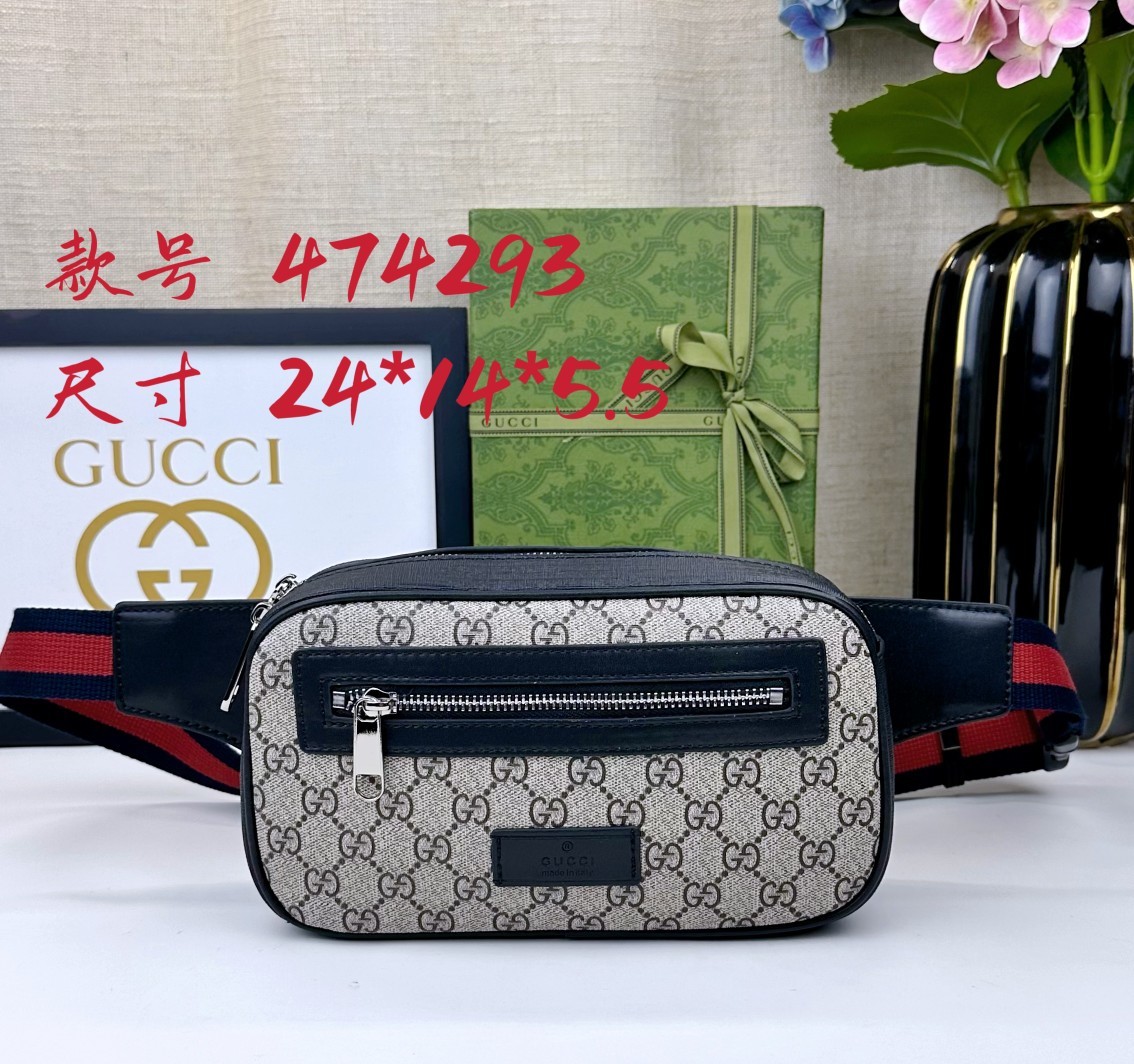 ‼Belt Bag 腰包以超舒适的柔软GG Supreme高级人造帆布制成的小包可调节腰带是Gu特有品牌