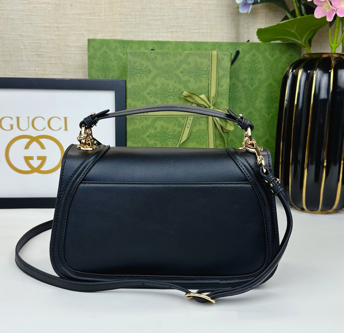 G家新作ダブルG図案手提げバッグ - モダンでスタイリッシュなデザイン