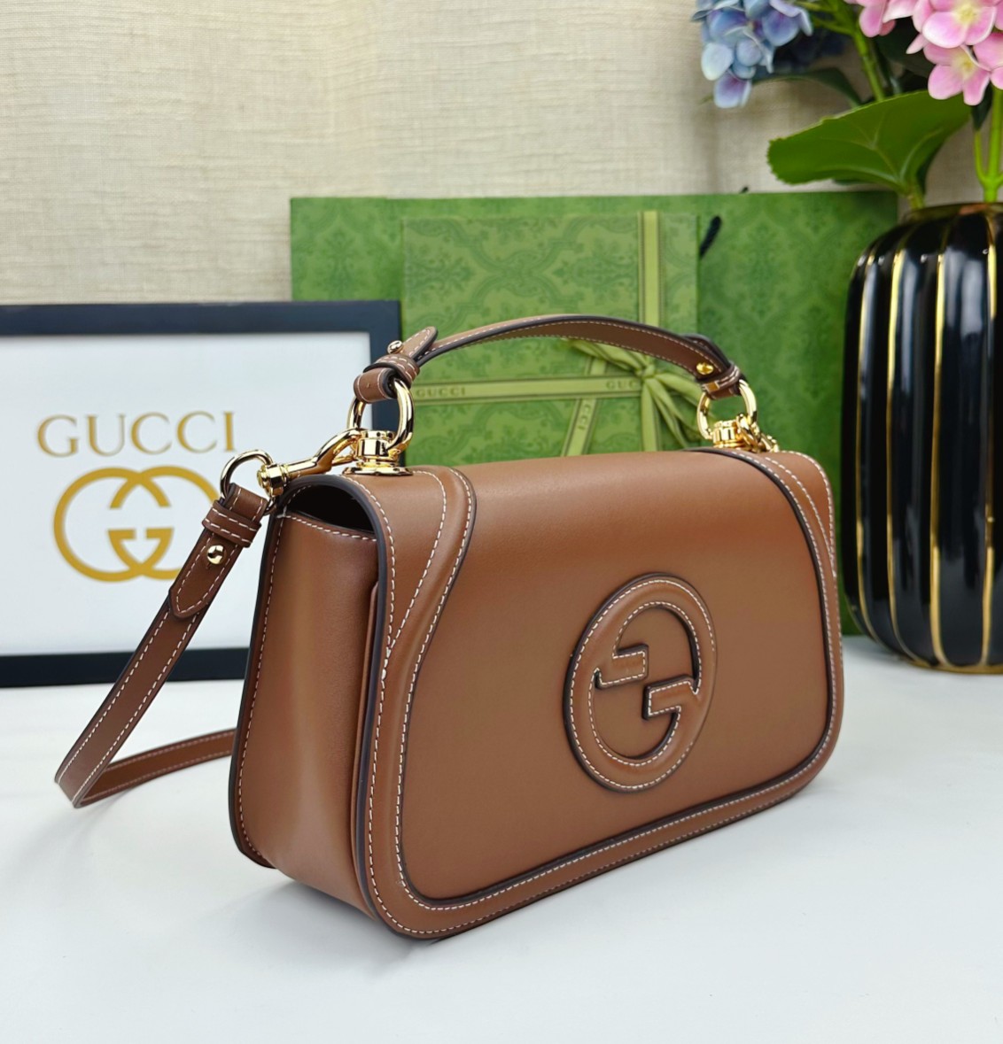 G家新款ダブルGデザインのトートバッグ - 現代的なエレガンス