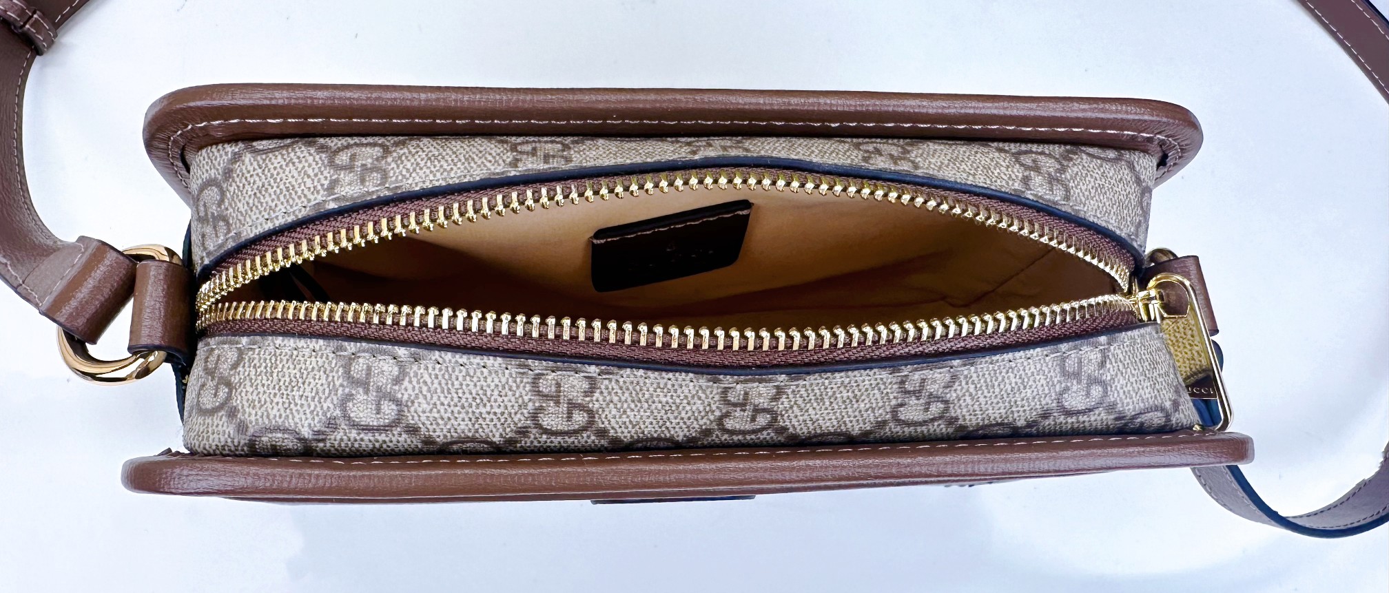 GG Supreme帆布ミニショルダーバッグ - 環境に優しい素材とクラシックなカラー