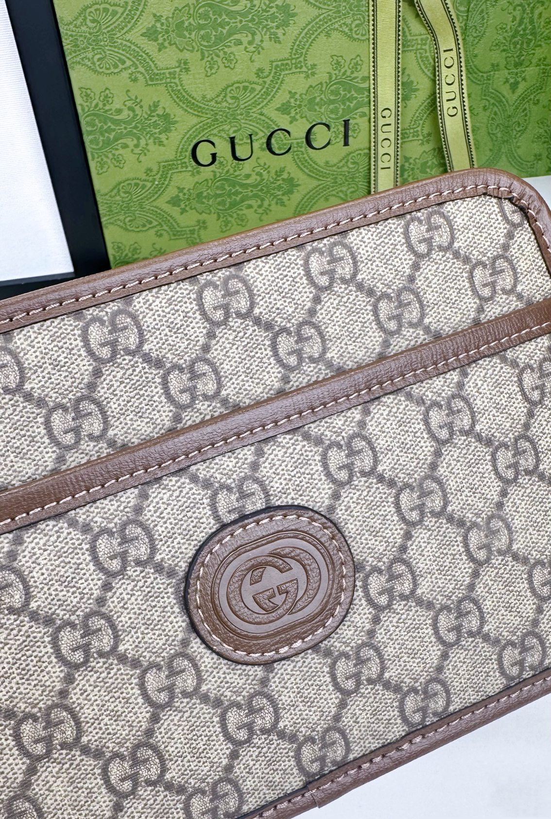 GG Supreme帆布ミニショルダーバッグ - 環境に優しい素材とクラシックなカラー