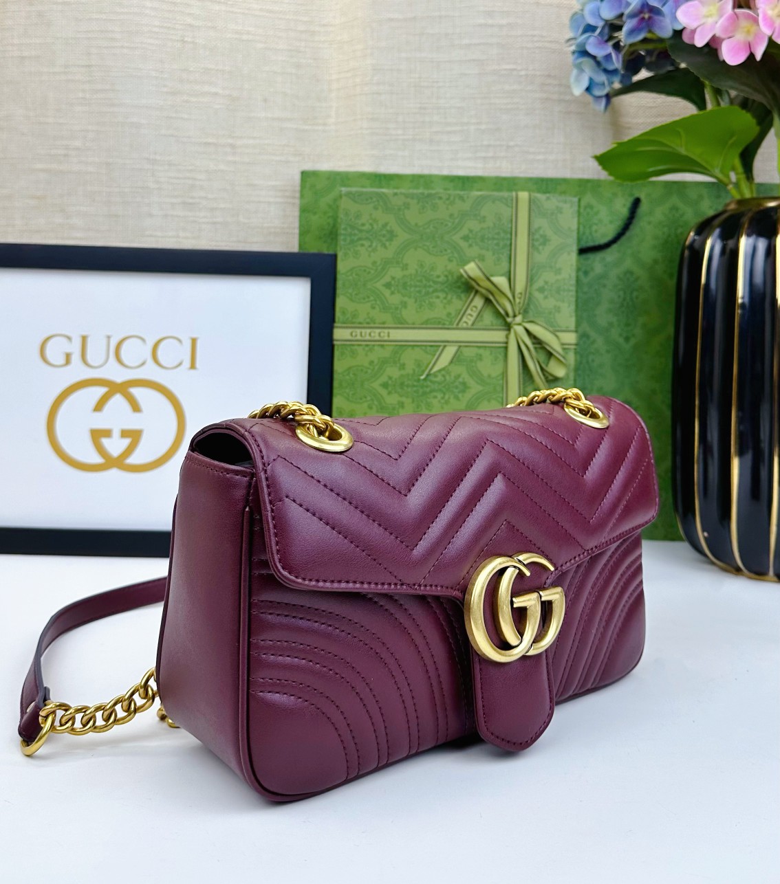 G家 GGマーモント 大号 ヘビーレザー バッグ