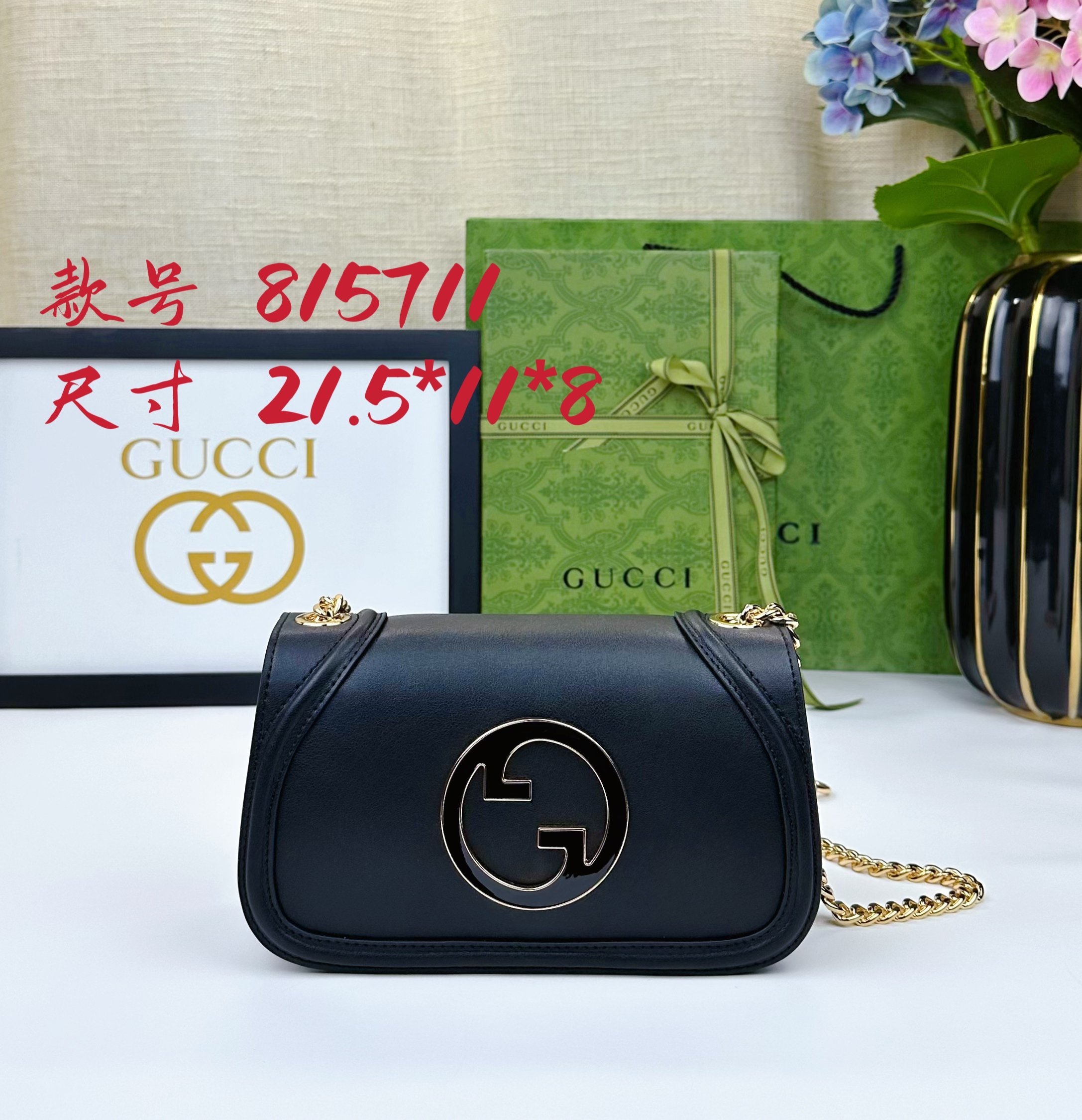 Gucci Blondie系列迷你肩背包Gucci Blondie系列全新手袋饰有在20世纪70年代初期