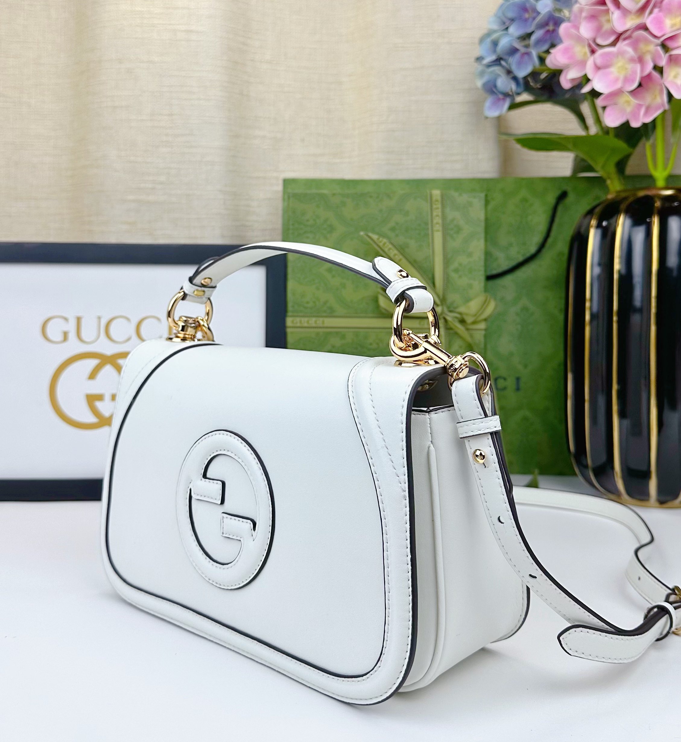 G家 新作ダブルGデザイン 手提げショルダーバッグ